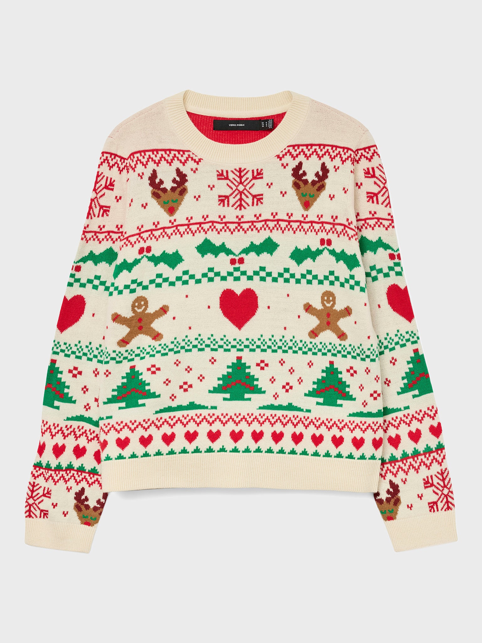 Γυναικεία μπλούζα VMNEWCHRISTMASSTUFF LS O-N PULL.BOX XMAS 10334011 | 10334011