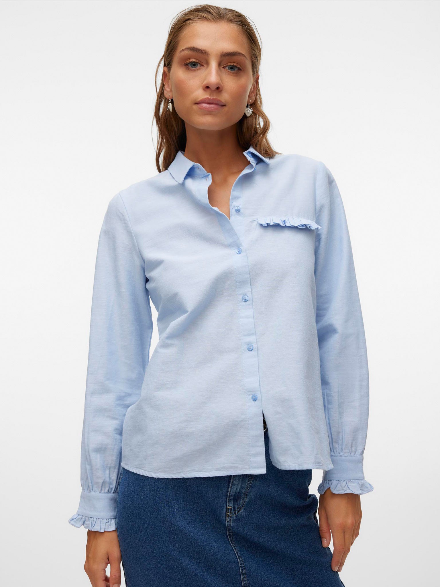 Γυναικείο πουκάμισο VMISABELLA L/S SHIRT WVN BTQ 10303856 | 10303856