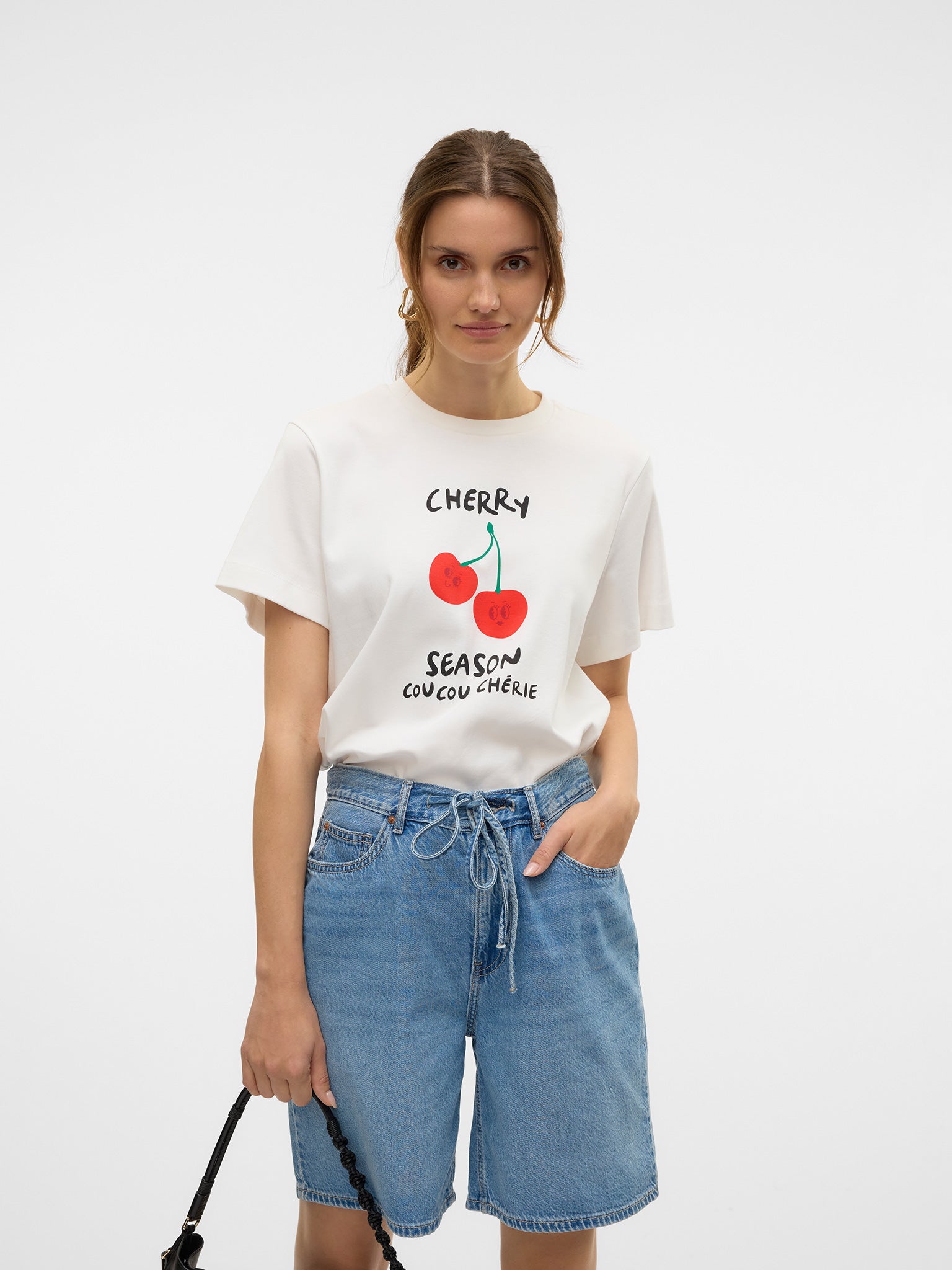 Γυναικείο t-shirt Cherry VMSONYA METTE SS TOP BOX JRS 10325317 | 10325317