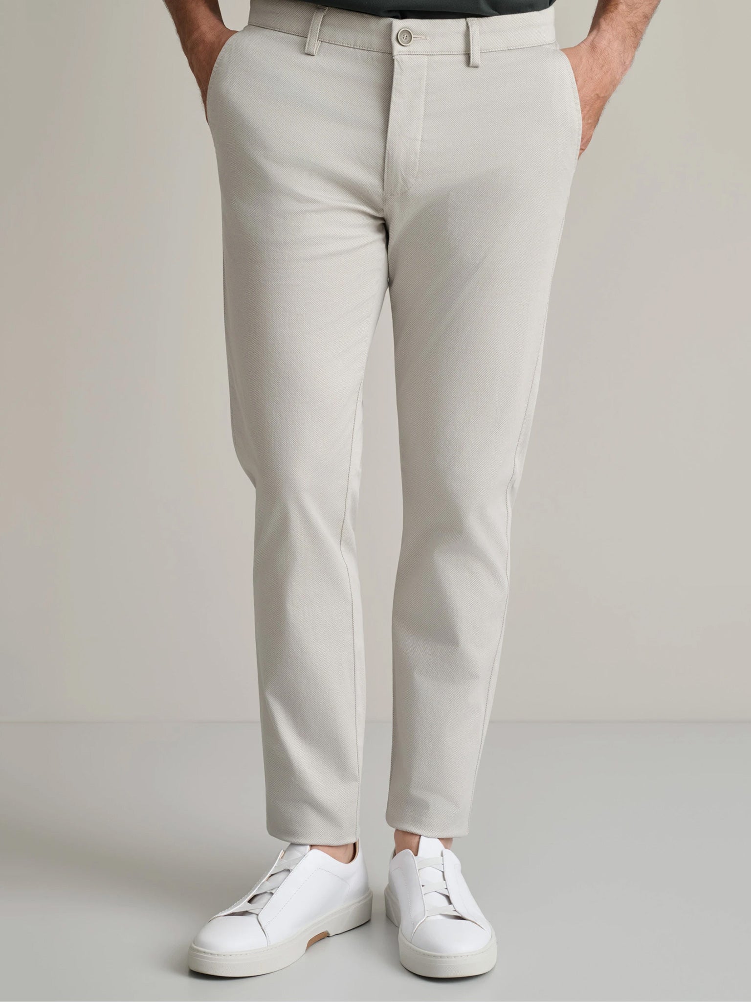 Ανδρικό παντελόνι chinos white sand 24AG.1003MFA/238 | 24AG.1003MFA/238