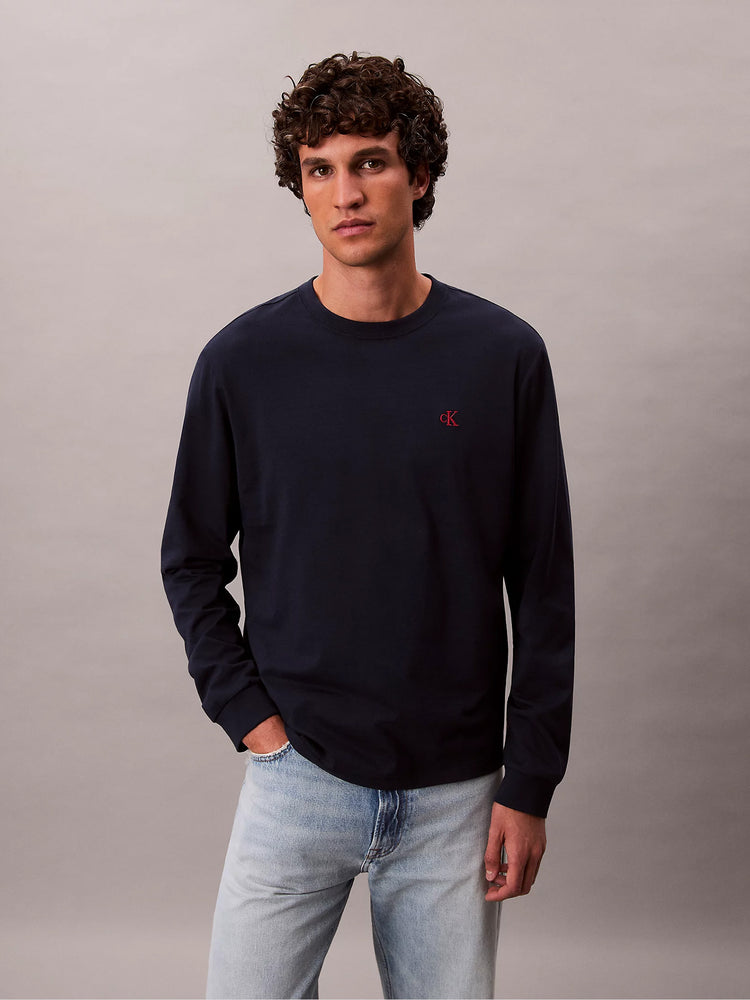 Ανδρική μπλούζα μακό LS EASY MONOGRAM TEE LV04RD247GCEF | LV04RD247GCEF
