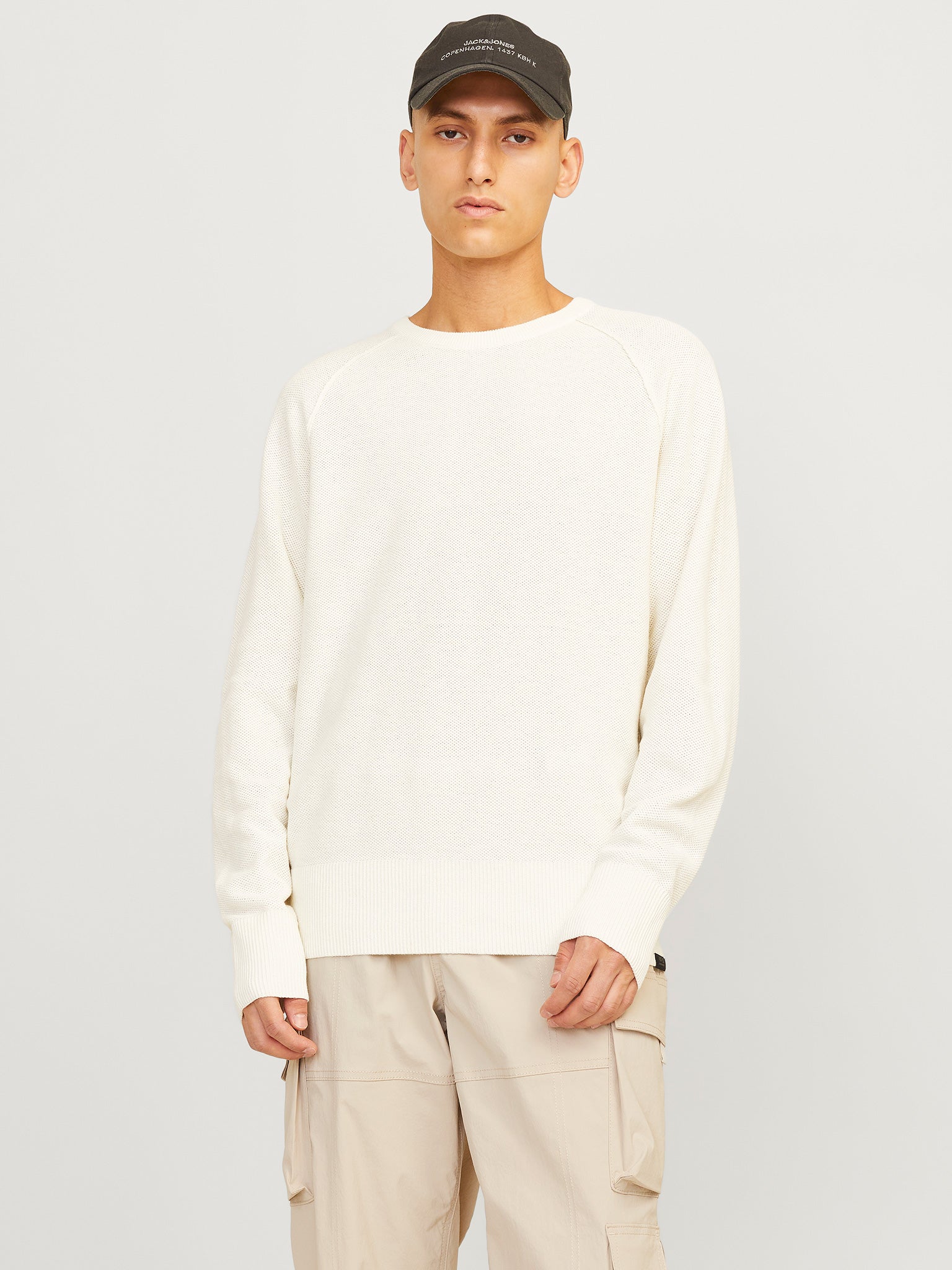 Ανδρική μπλούζα πλεκτή JCOMASON KNIT CREW NECK 12264525 | 12264525