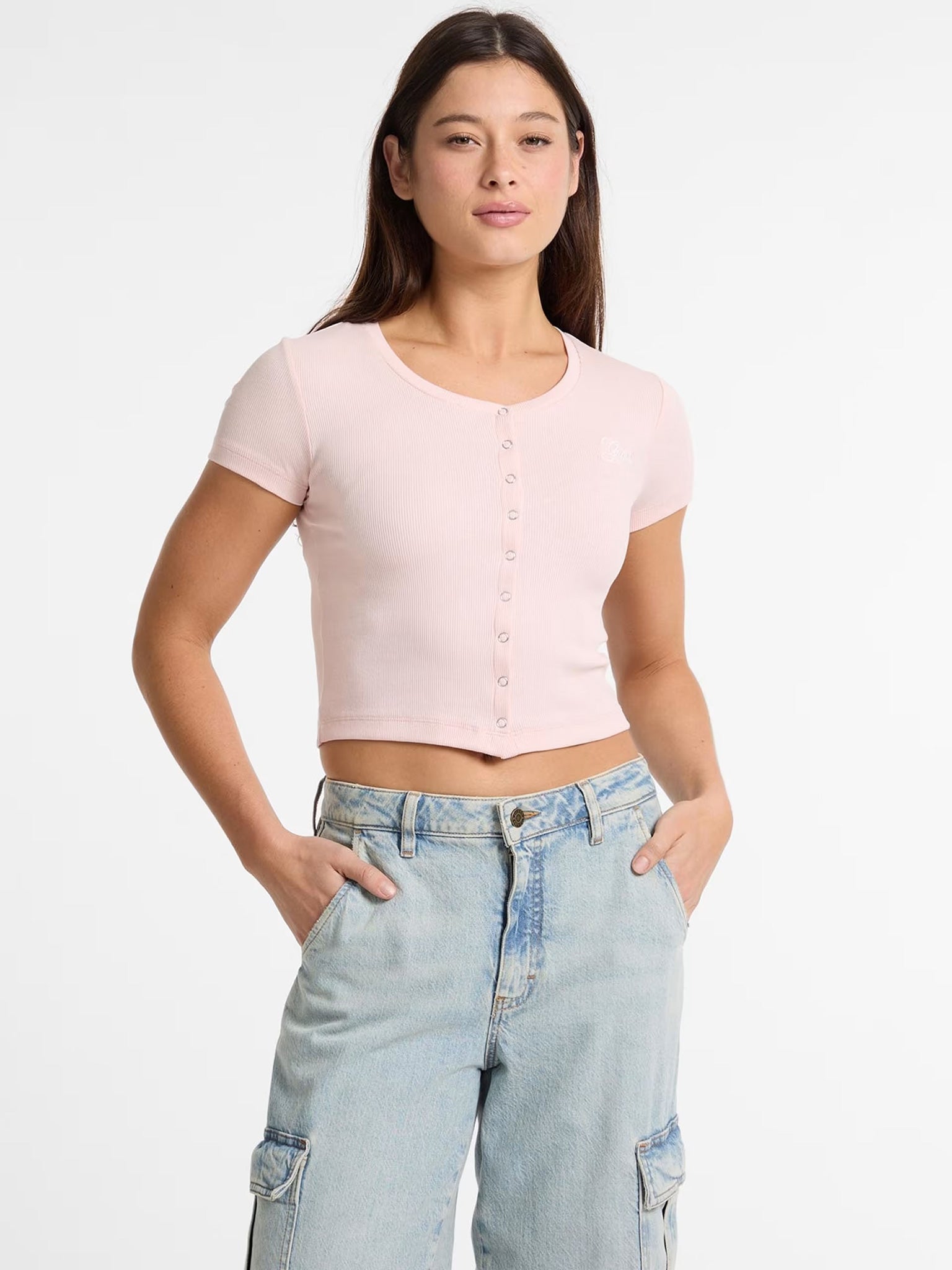 Γυναικεία μπλούζα ριπ embro - organic cotton gunnar str rib W5GP27KA0H1G6R4 | W5GP27KA0H1G6R4