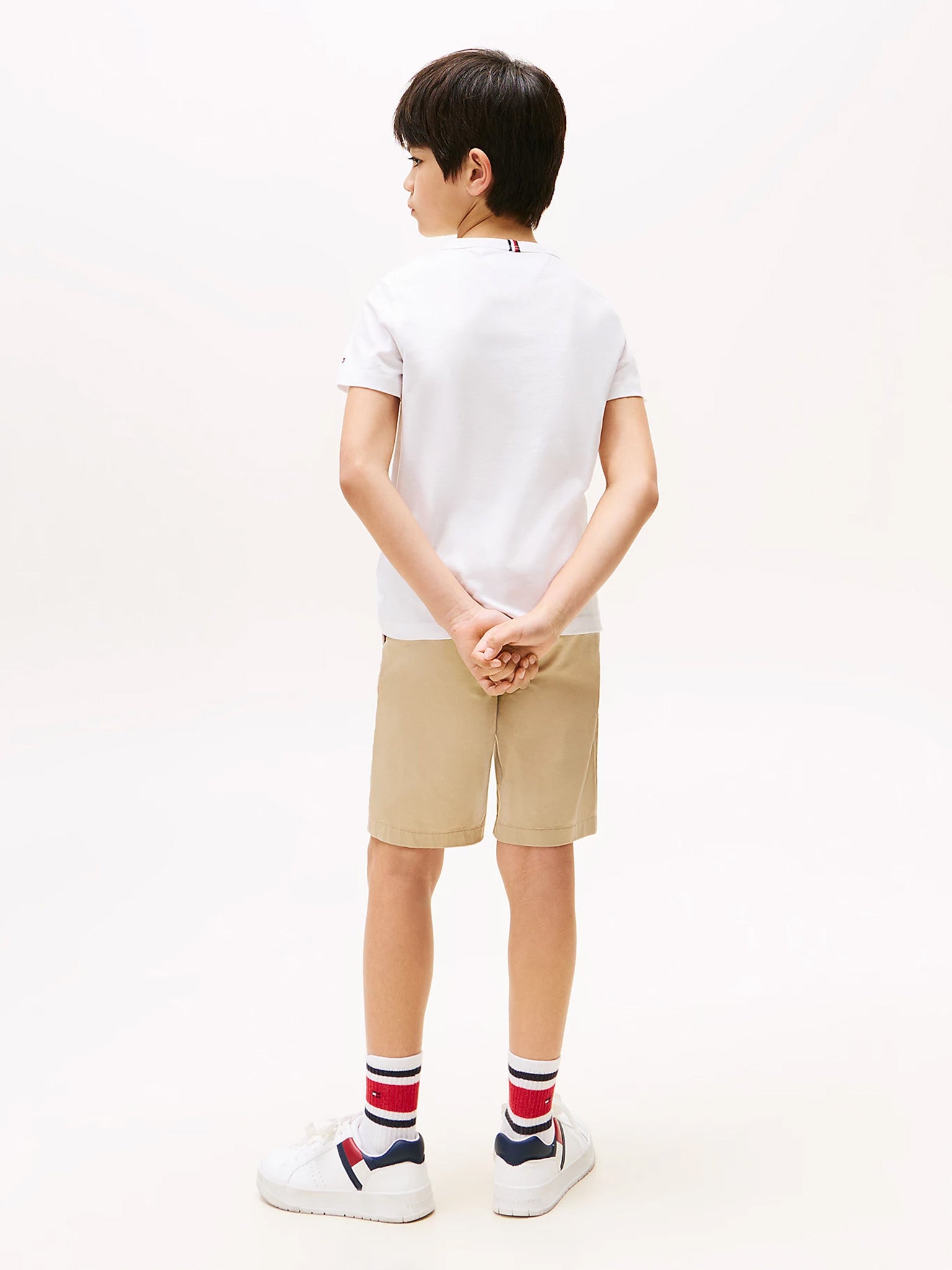 Παιδική μπλούζα μακό CURVED HILFIGER GRAPHIC TEE SS KB0KB09800YBR | KB0KB09800YBR
