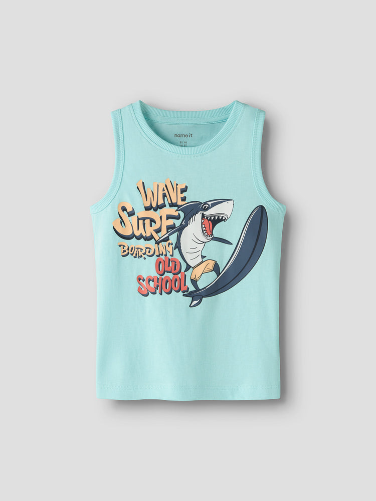 Παιδική μπλούζα τύπωμα Shark Surfer | 13228228