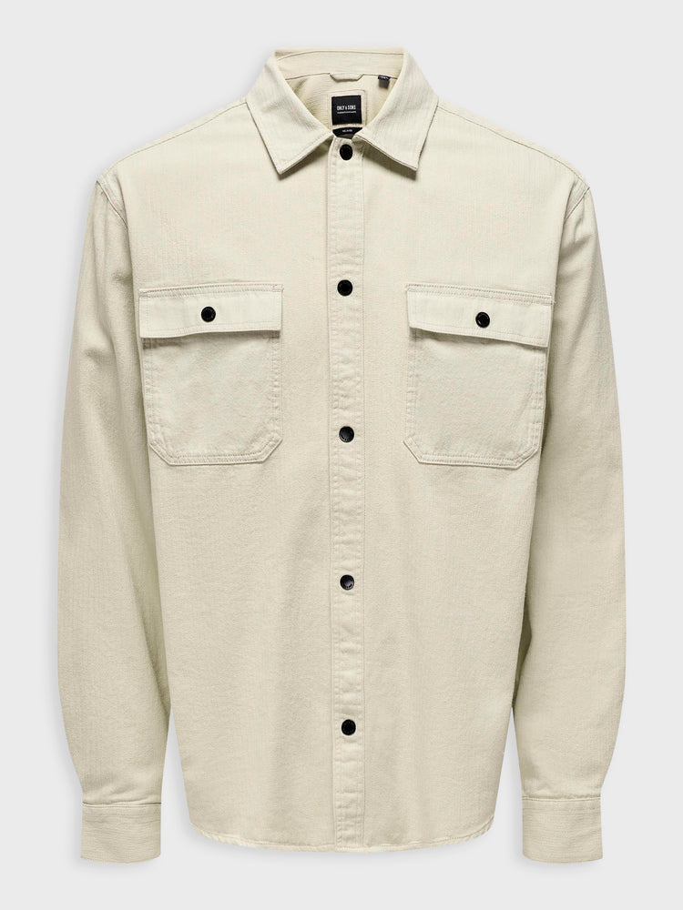 Ανδρικό πουκάμισο ONSTEAM RLX FABRIC MIX LS SHIRT 22024711 | 22024711
