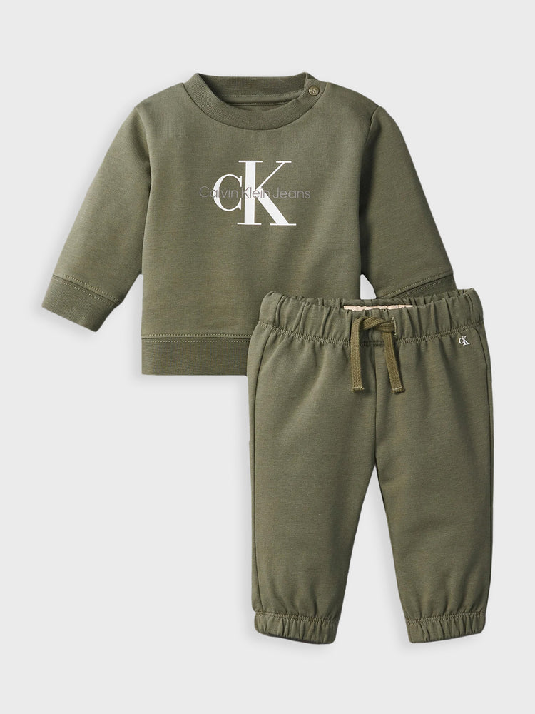 Βρεφικό σετ με παντελόνι φόρμας MONOGRAM CN SWEATSHIRT SET IN0IN00017LDY | IN0IN00017LDY