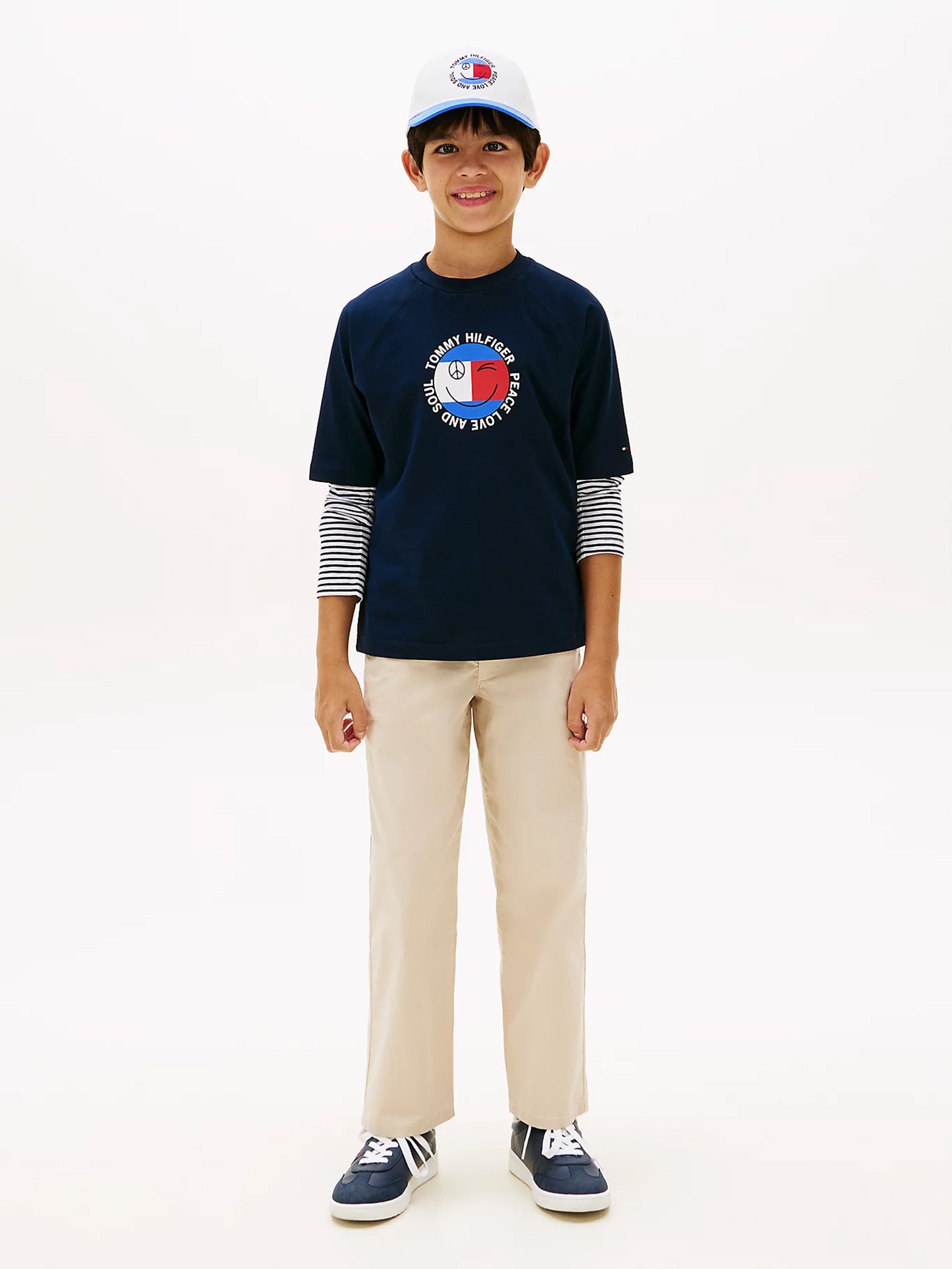 Παιδική μπλούζα μακό FUN FLAG GRAPHIC T-SHIRT KB0KB10269C1G | KB0KB10269C1G