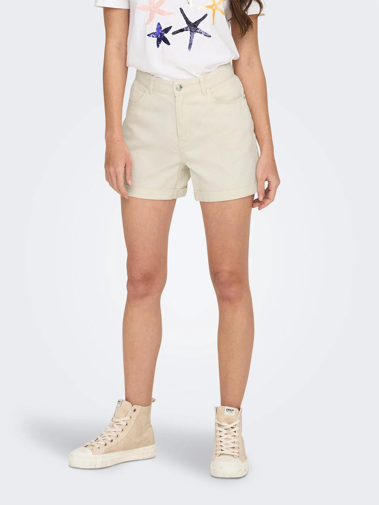 Γυναικείο σορτς ψηλόμεσο ONLVEGA HW MOM DNM SHORTS NOOS 15230571 | 15230571