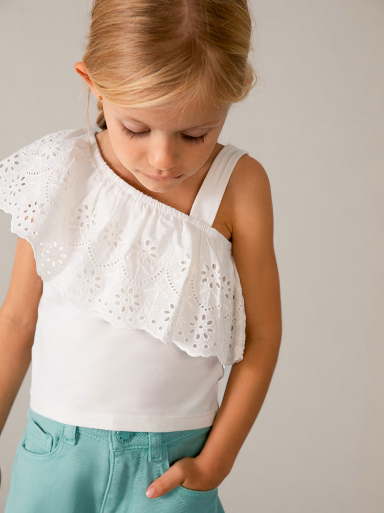 Παιδική μπλούζα διάτρητη | 26-03022-020