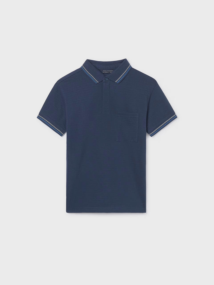 Εφηβική μπλούζα polo | 26-06164-058