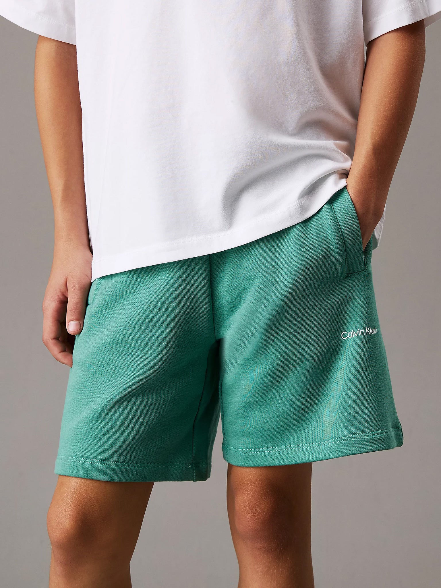 Παιδικό σορτς φούτερ NEW INST. LOGO SHORTS IU0IU00703L5Y | IU0IU00703L5Y