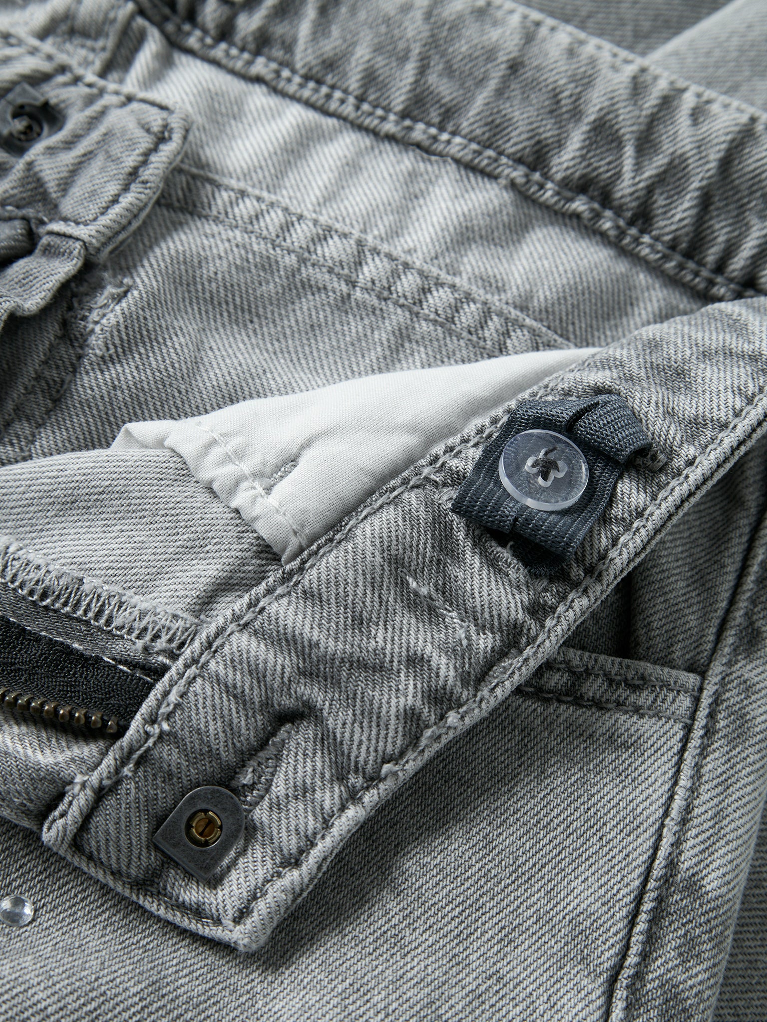 Εφηβικό παντελόνι τζιν με στρας NKFROSE STRAIGH RHINE JEANS 13218358 | 13218358