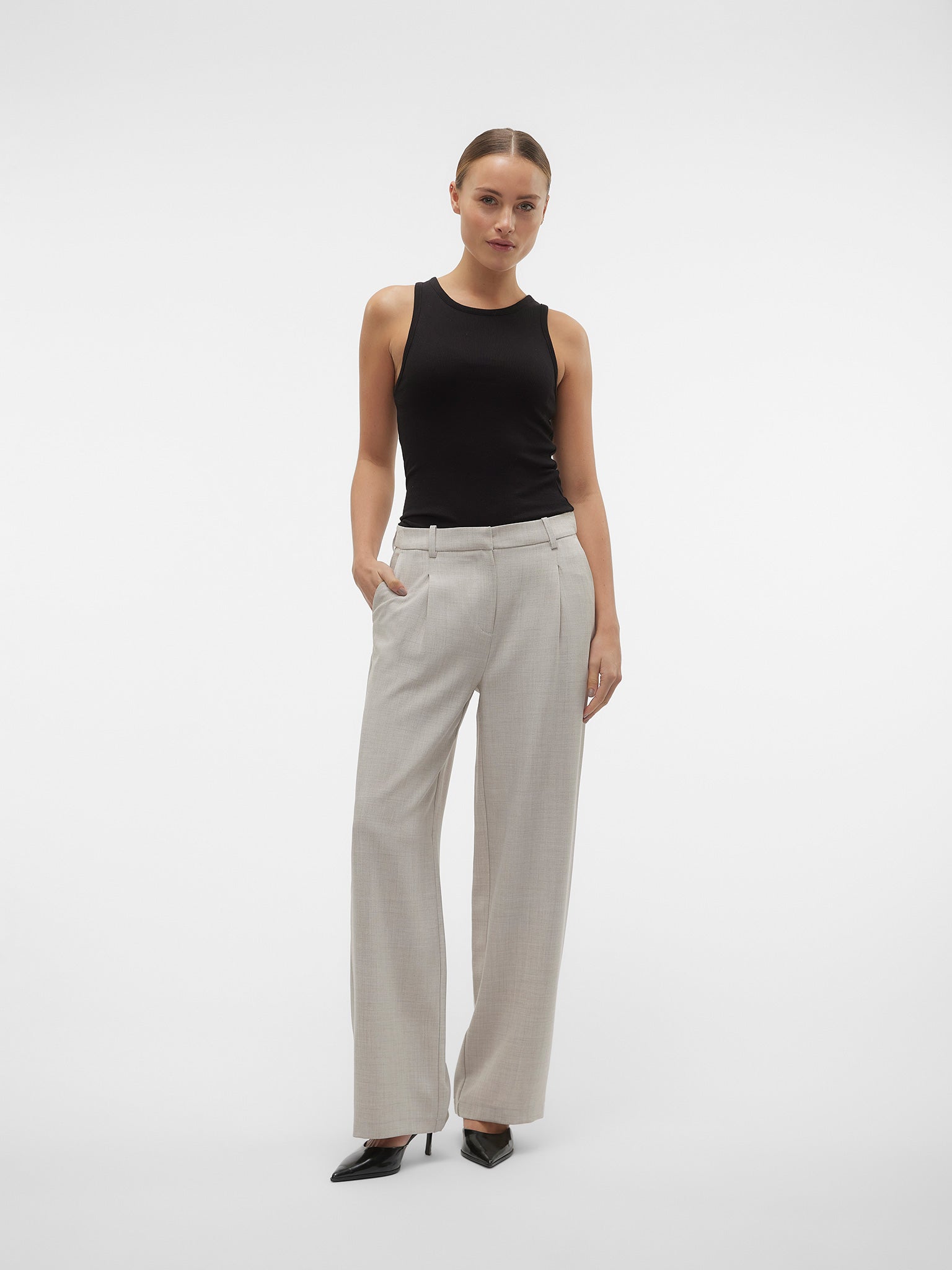 Γυναικείο παντελόνι λοξότσεπο | 10334507