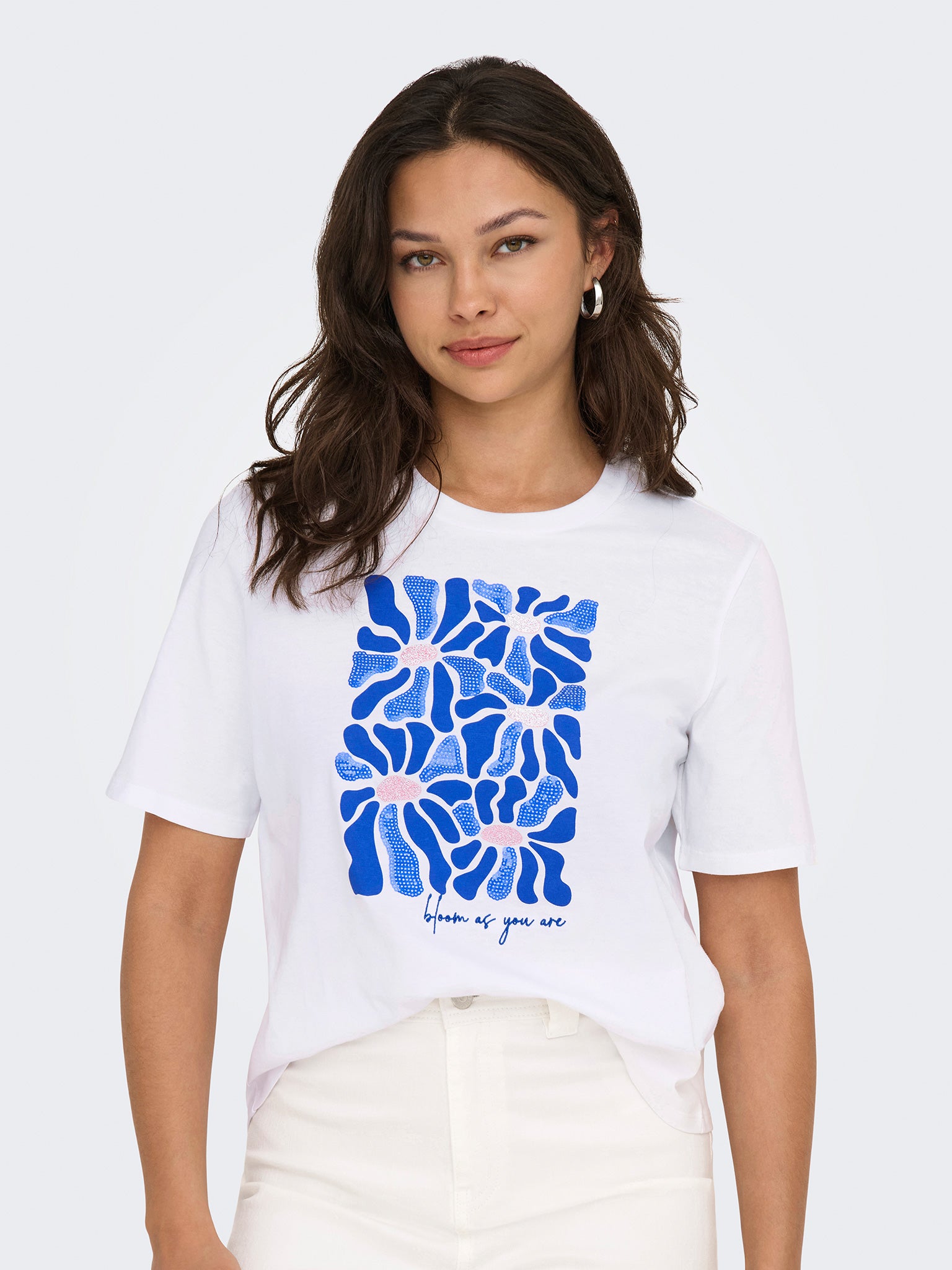 Γυναικείο t-shirt ONLRITA S/S FLOWER TOP BOX JRS 15351631 | 15351631