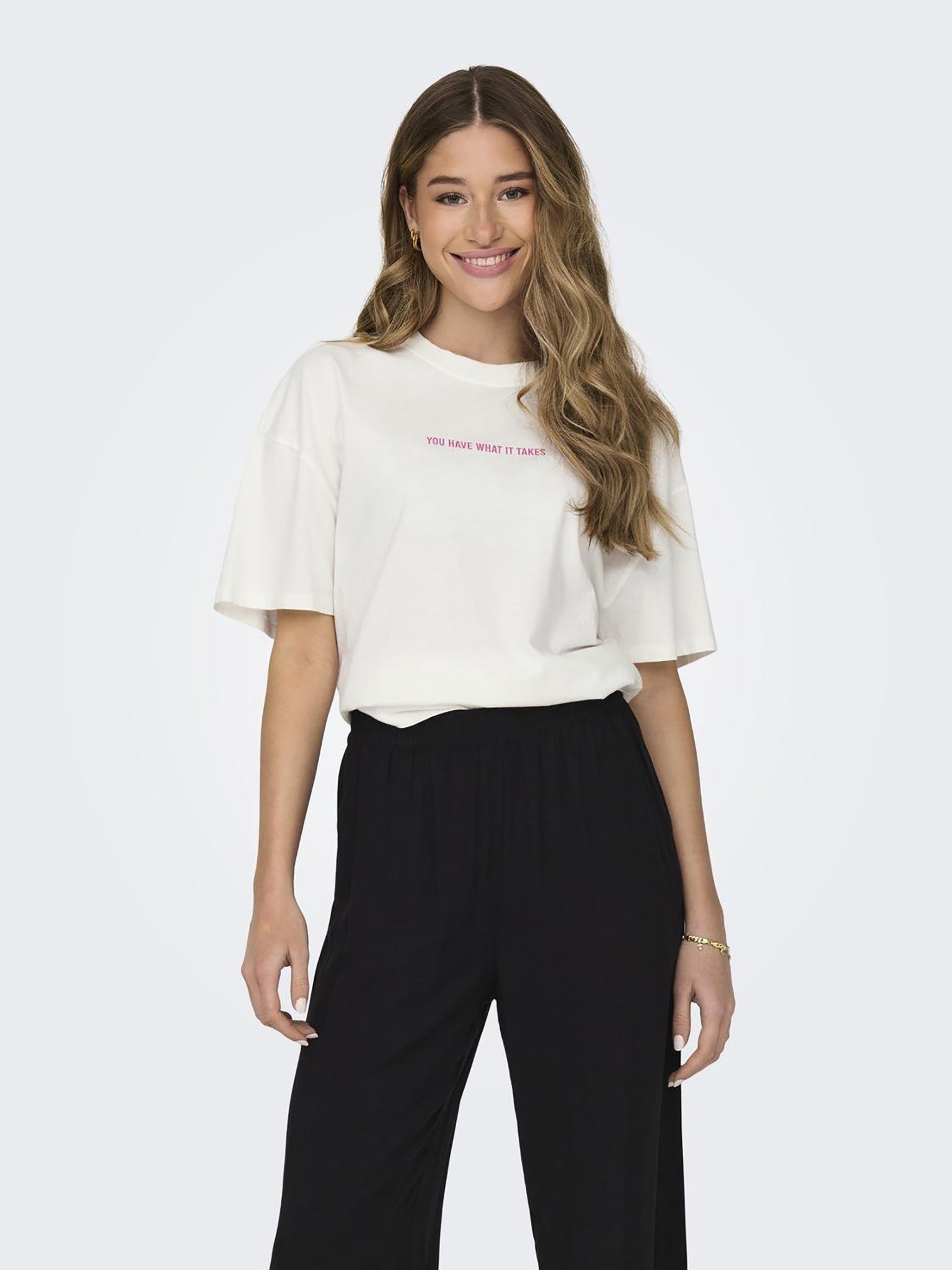 Γυναικείο t-shirt ONLRILLY S/S MOOD TOP BOX JRS 15316994 | 15316994