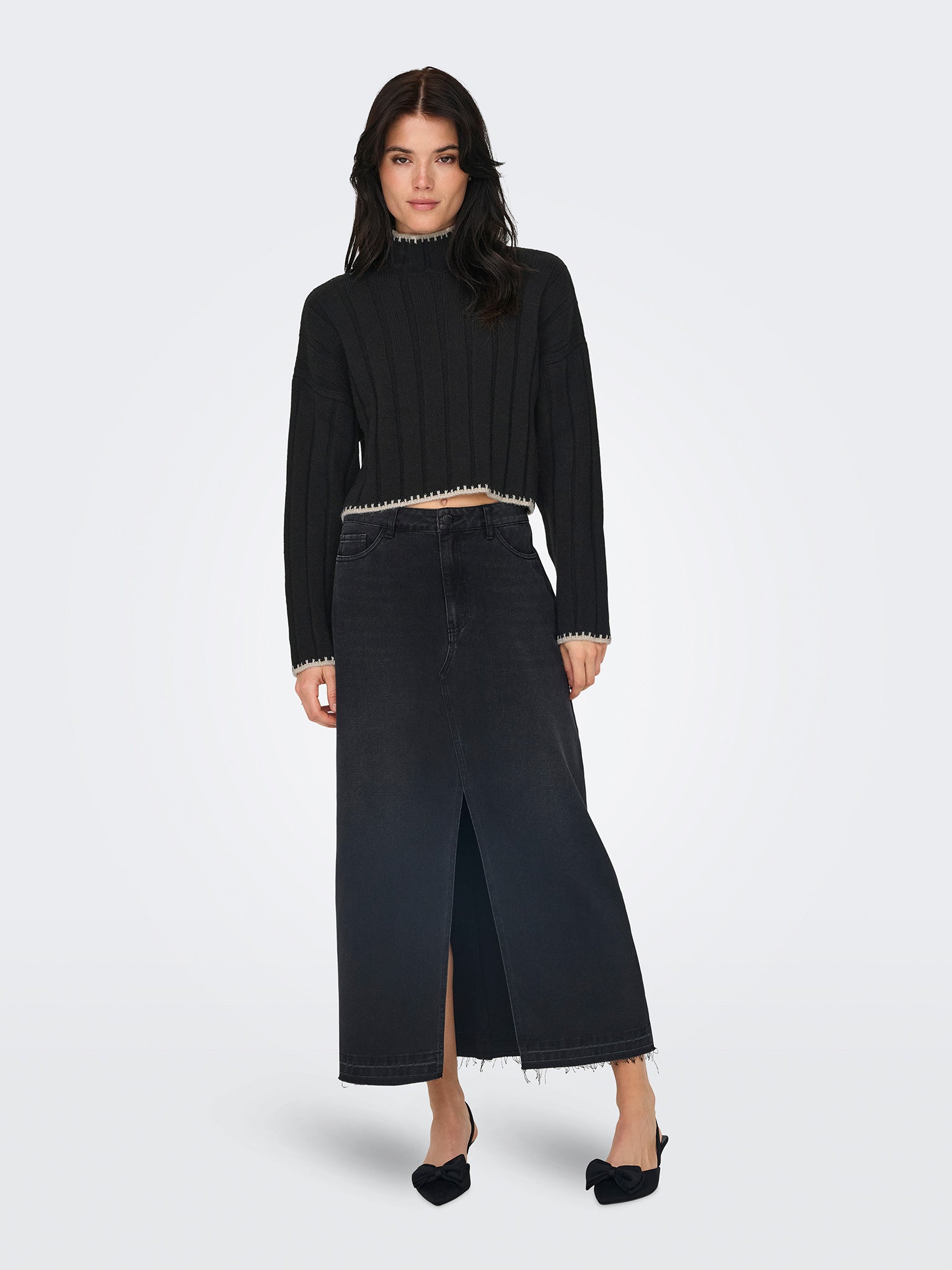 Γυναικεία μπλούζα πλεκτή ONLCHICK STITCH LS HIGHNECK KNT NOOS 15329963 | 15329963