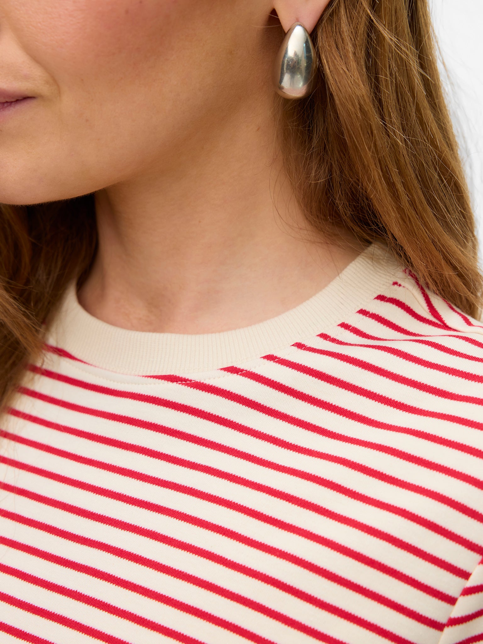 Γυναικείο t-shirt ριγέ AWJADA NAIMA SS O-NECK T-SHIRT NOOS 10304587 | 10304587