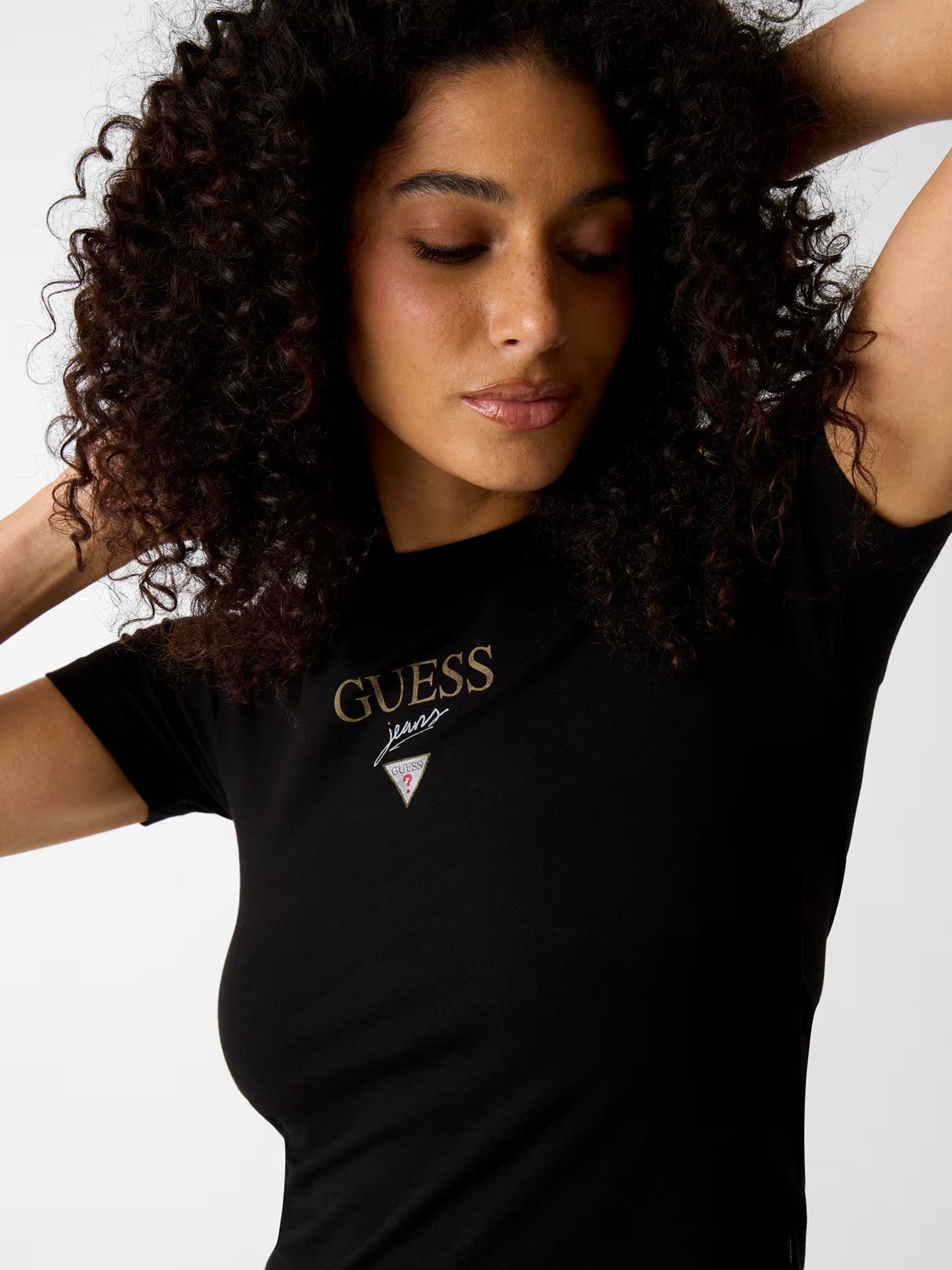 Γυναικείο t-shirt crop W6RI15J1314JBLK | W6RI15J1314JBLK