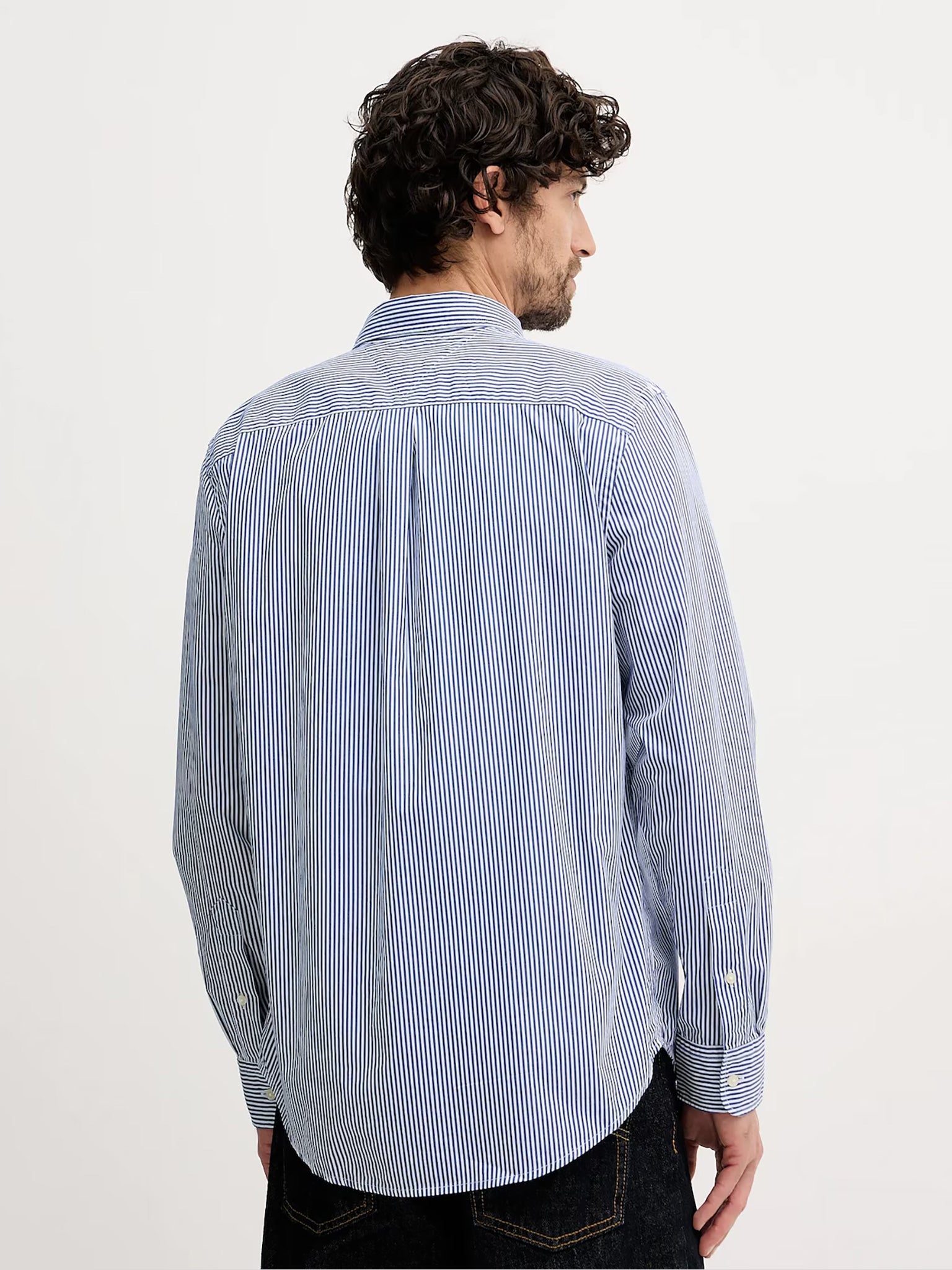 Ανδρικό πουκάμισο ριγέ CORE FLEX POP CLASSIC STP SHIRT MW0MW414030A4 | MW0MW414030A4