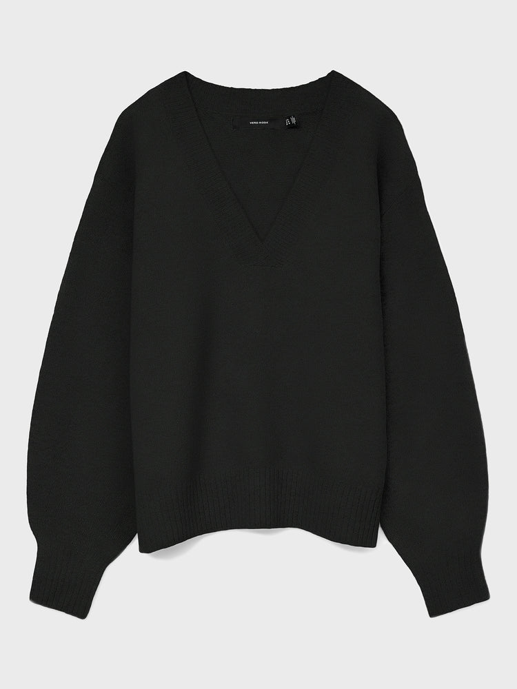 Γυναικεία μπλούζα πλεκτή VMBOOM LS V-NECK PULLOVER NOOS 10331761 | 10331761