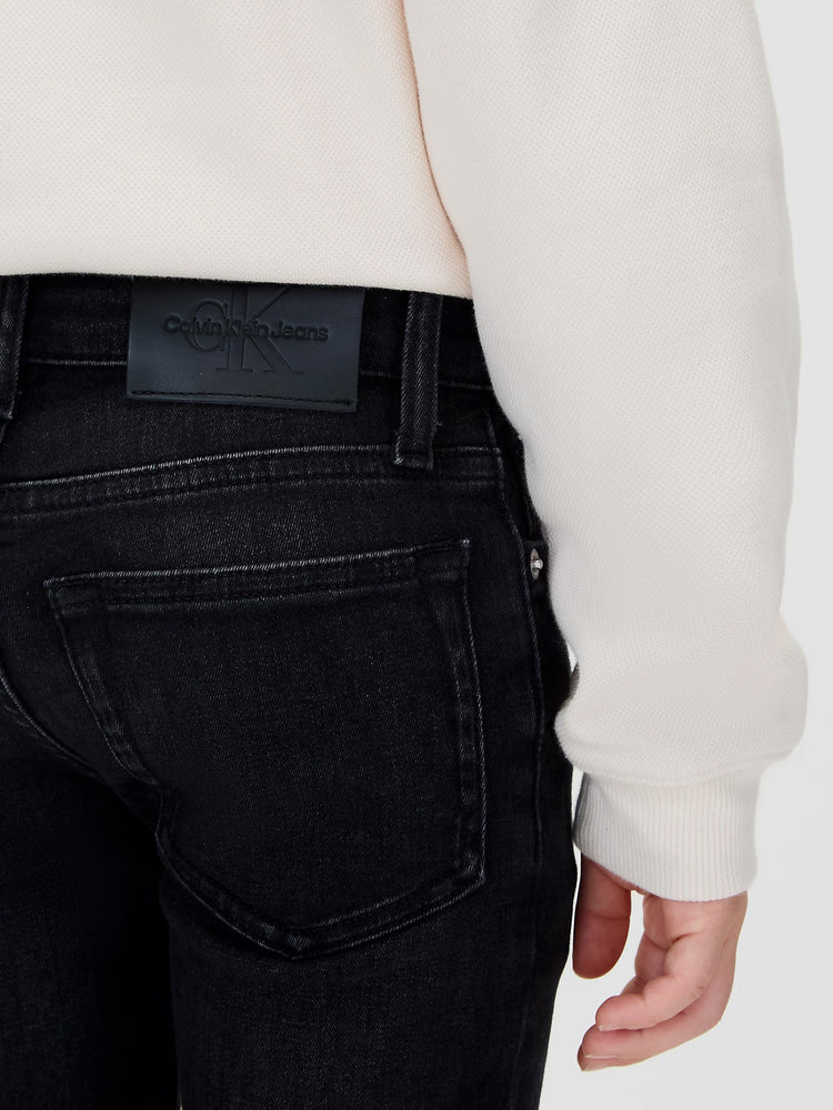 Παιδικό παντελόνι τζιν SLIM ESS WASHED BLACK COMFORT IB0IB025481BY | IB0IB025481BY
