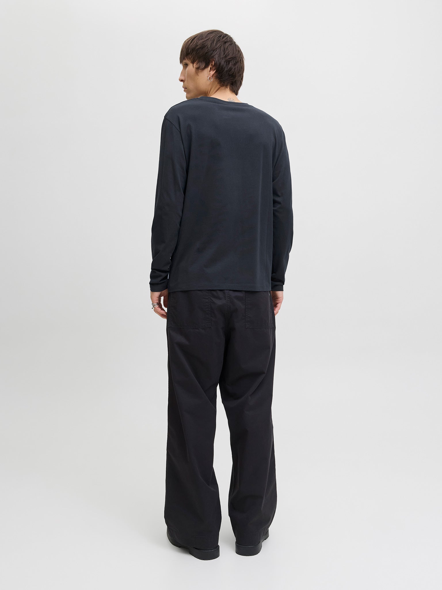 Ανδρική μπλούζα JJEORGANIC BASIC TEE LS O-NECK NOOS 12279538 | 12279538