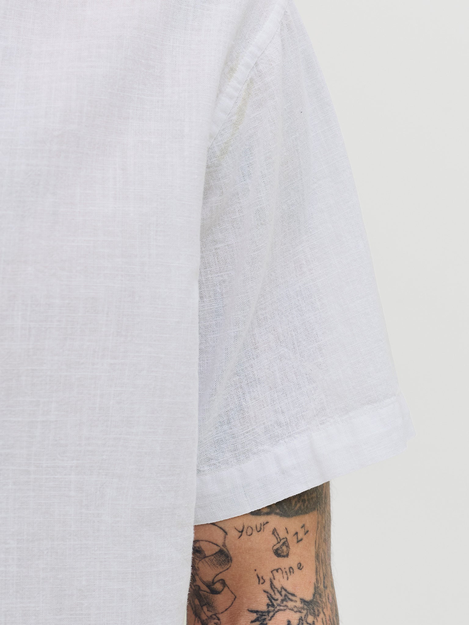 Ανδρικό πουκάμισο JJESUMMER LINEN BLEND SHIRT S/S 12289160 | 12289160