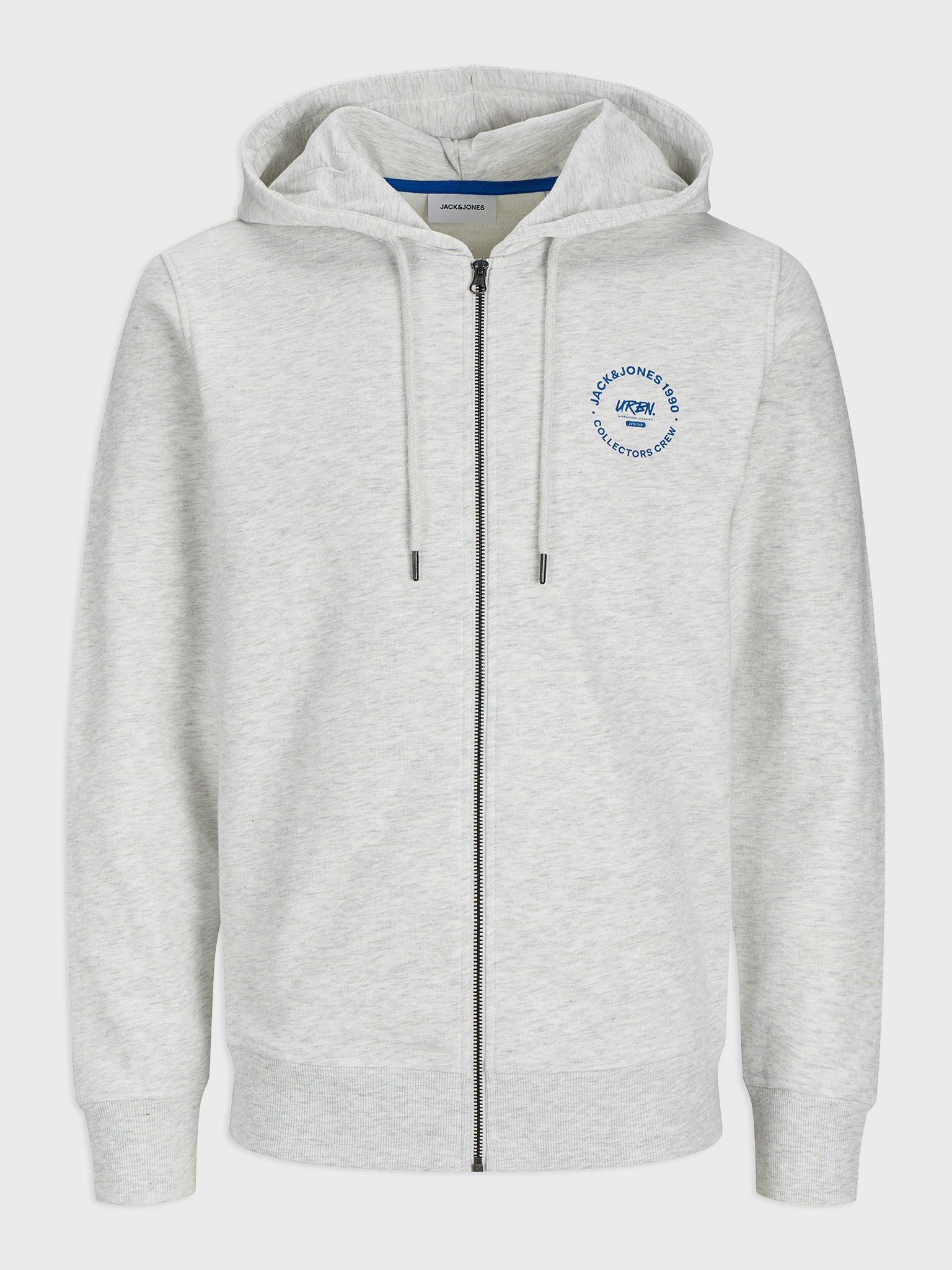 Ανδρική ζακέτα φούτερ μελανζέ JJSIMON SWEAT ZIP HOOD 12269366 | 12269366