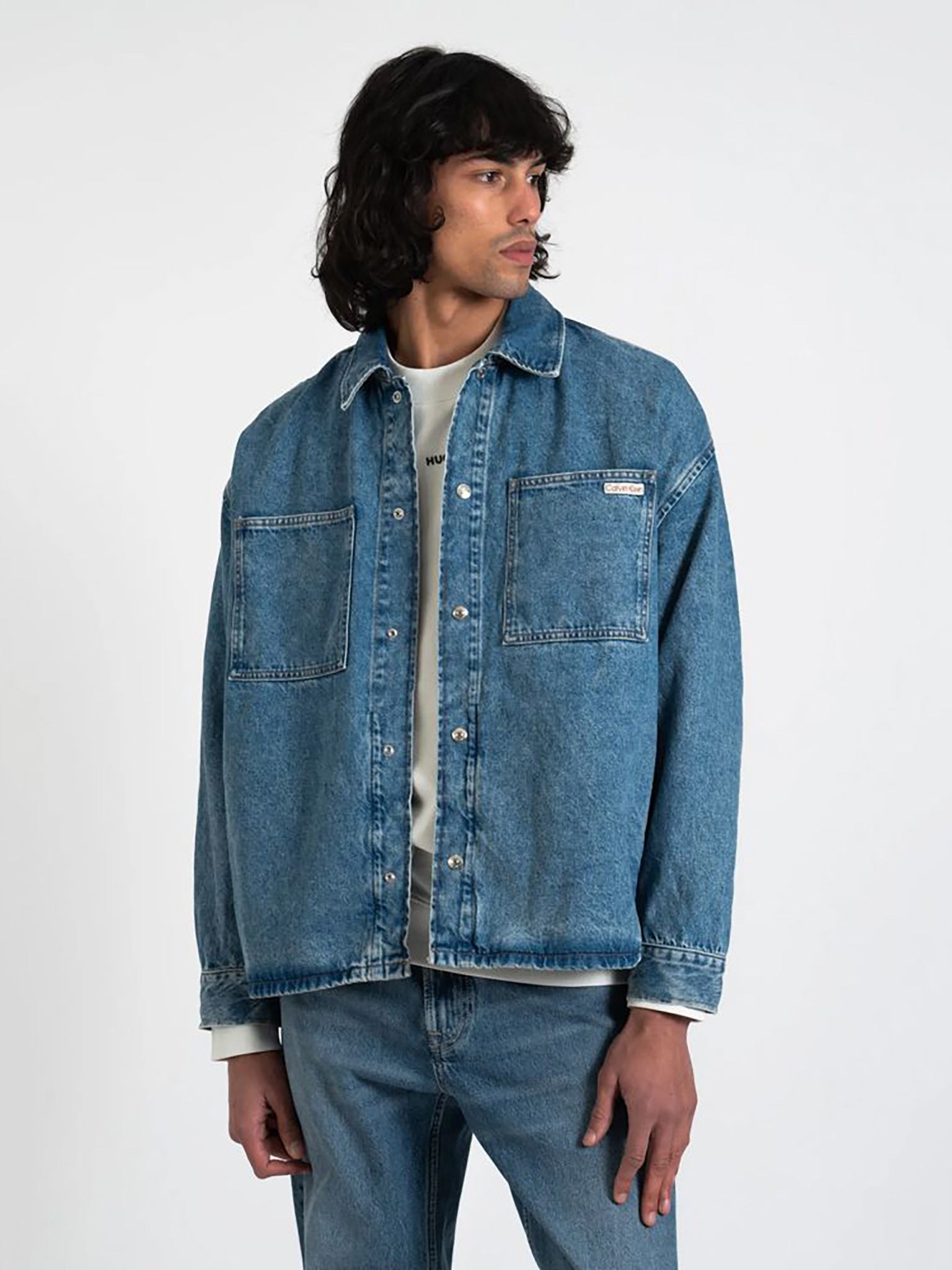 Ανδρικό πουκάμισο REGULAR DENIM SHIRT J30J3270221AP | J30J3270221AP