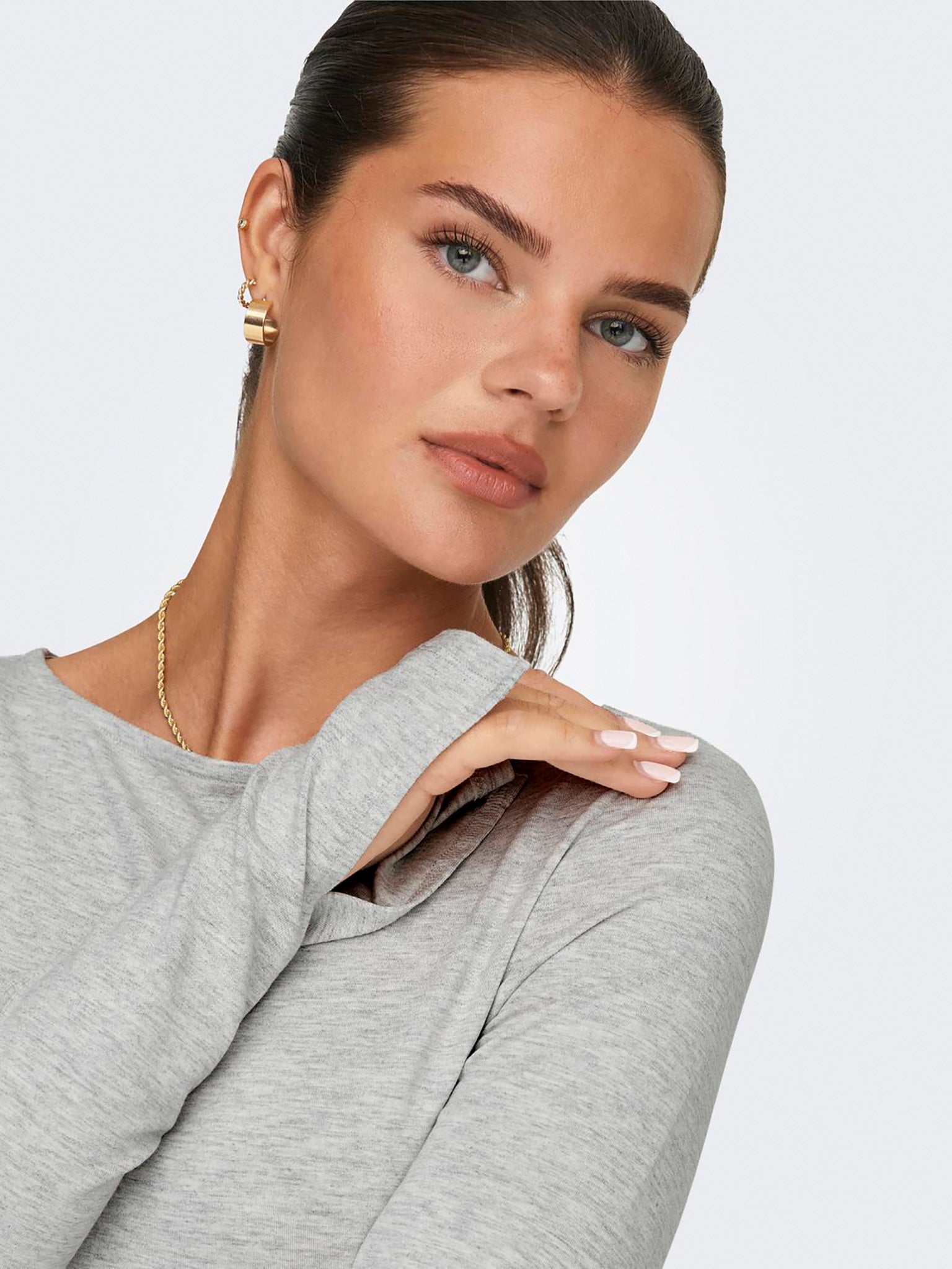 Γυναικεία μπλούζα μακό ONLFELINA L/S BOATNECK SLIT TOP CS JRS 15336321 | 15336321
