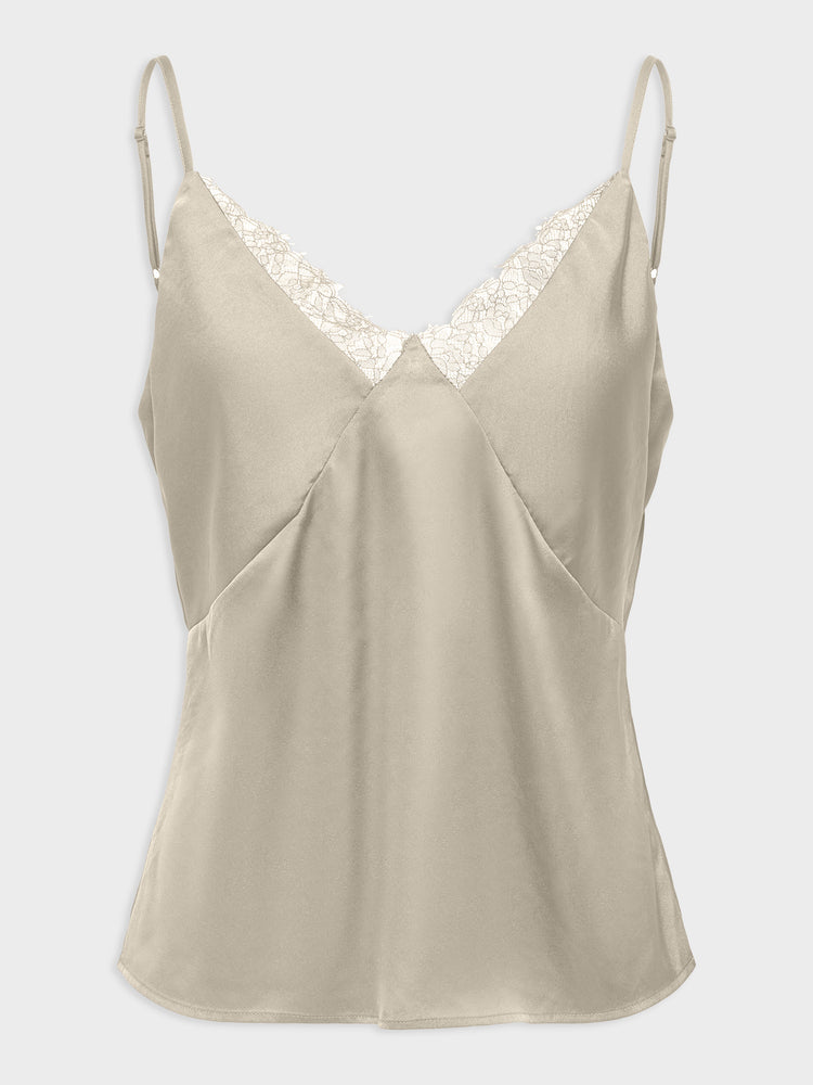 Γυναικείο top με δαντέλα ONLFARAYA STRAP LACE SATIN TOP 15380254 | 15380254