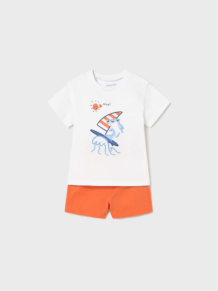 Βρεφικό σύνολο με βερμούδα | 26-01671-049