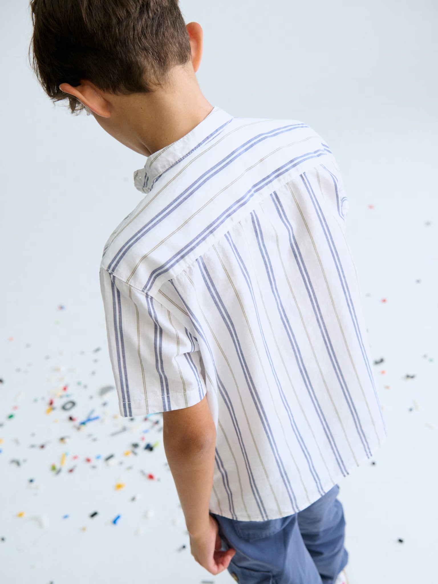 Εφηβικό πουκάμισο ριγέ | 26-06171-082