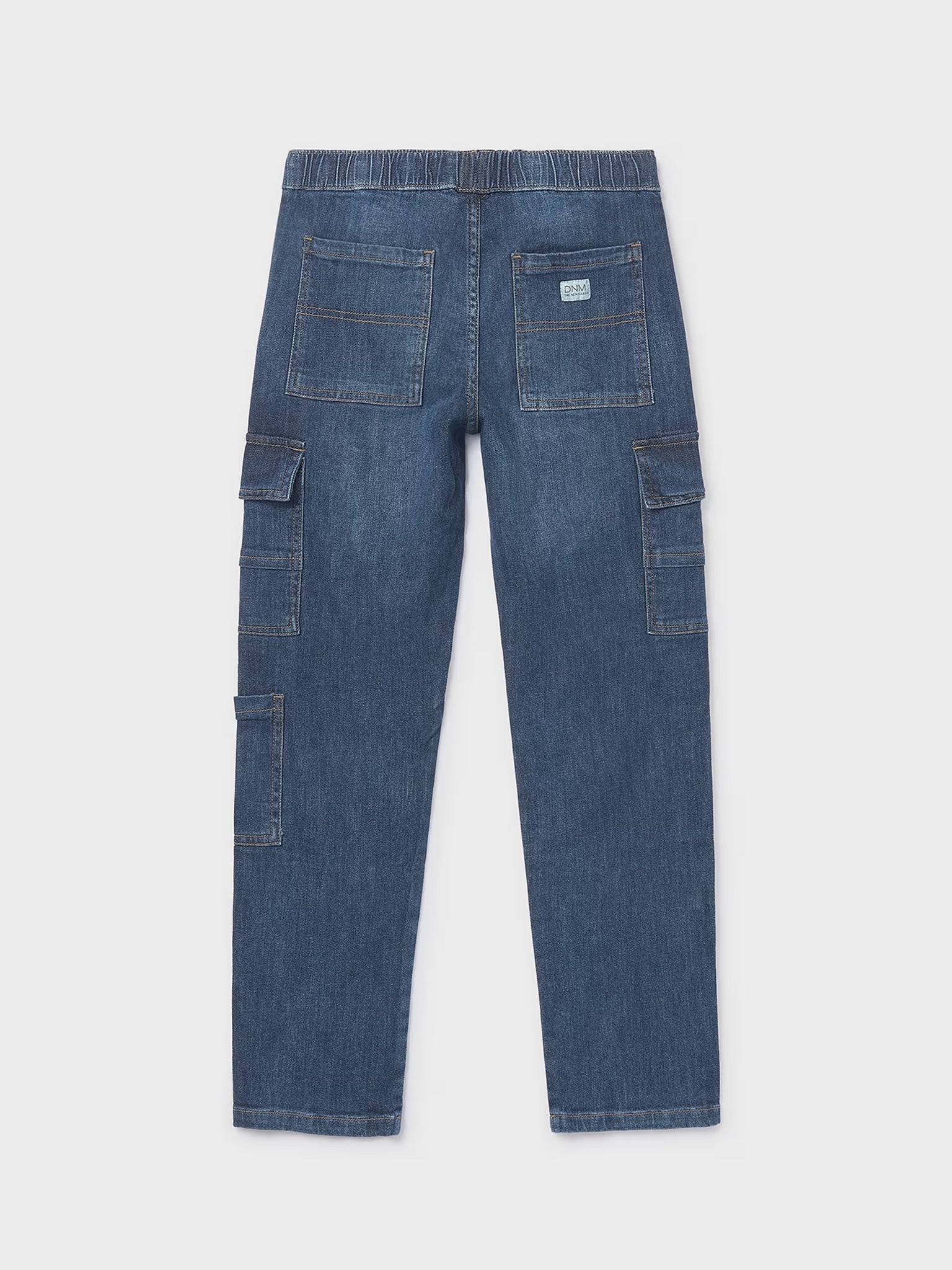 Εφηβικό παντελόνι denim cargo | 26-06570-017