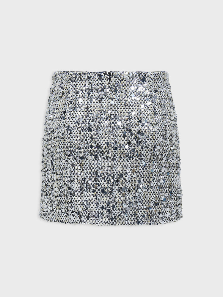 Γυναικεία φούστα με παγιέτα ONLGLAMOUR MW BOUCLE SEQUIN SKIRT 15357280 | 15357280