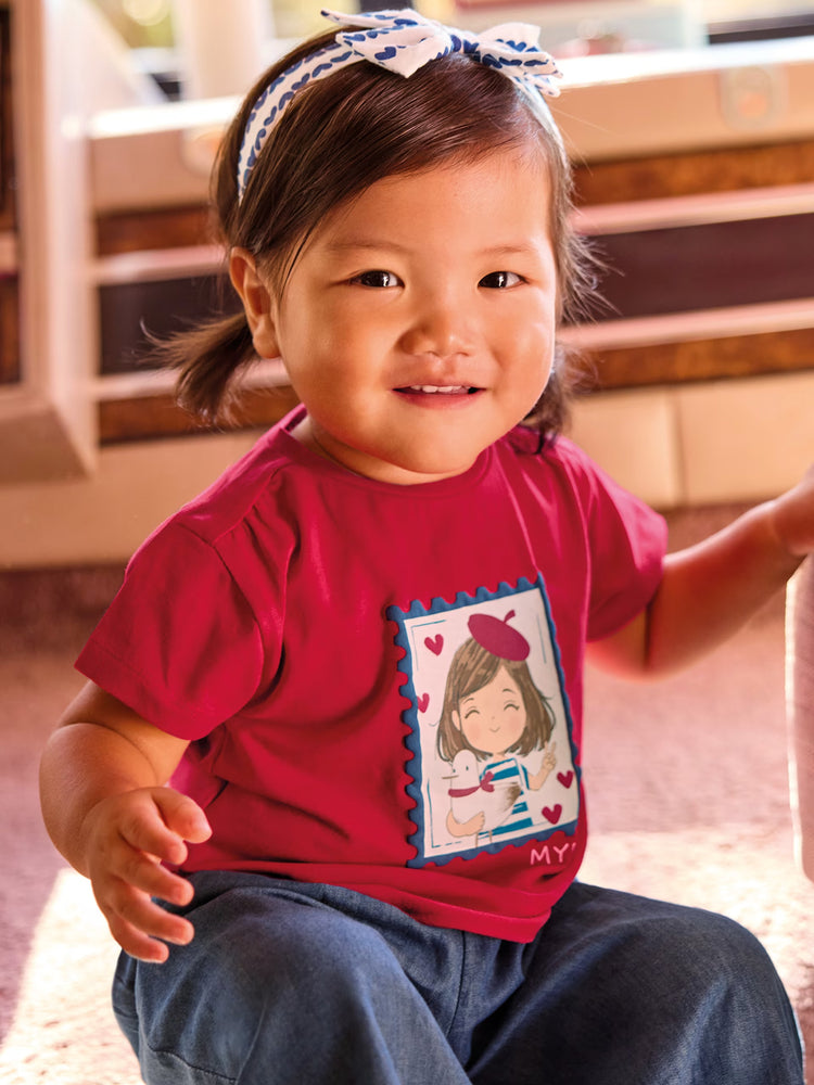 Βρεφική μπλούζα με κορδέλα | 26-01081-010