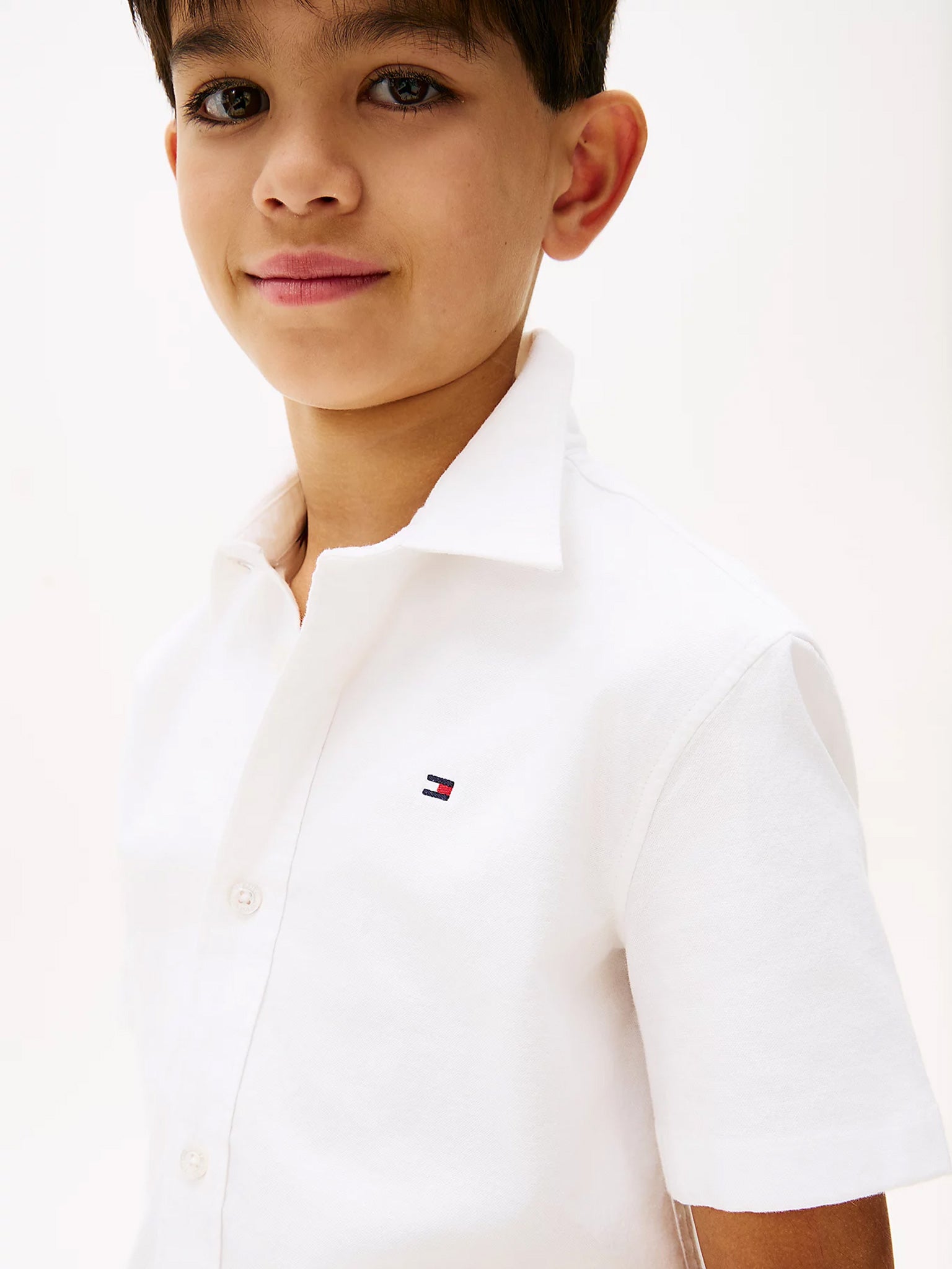 Παιδικό πουκάμισο STRETCH OXFORD SHIRT SS KB0KB09554YBR | KB0KB09554YBR