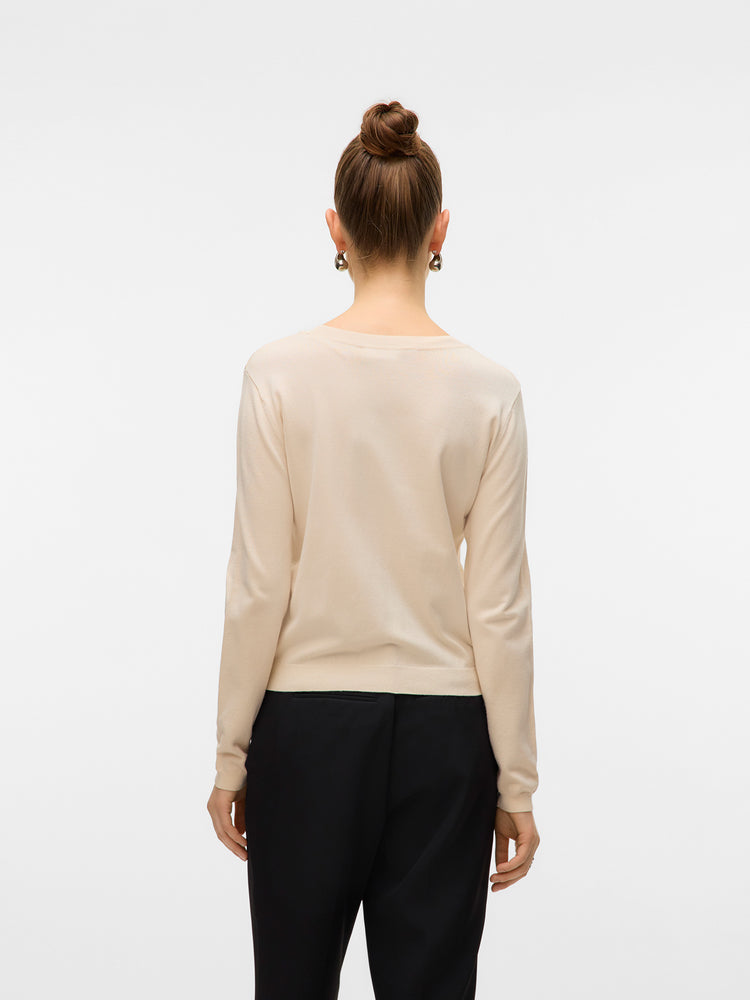 Γυναικεία μπλούζα πέρλες VMGLORY PEARL LS O-NECK PULLOVER 10331386 | 10331386
