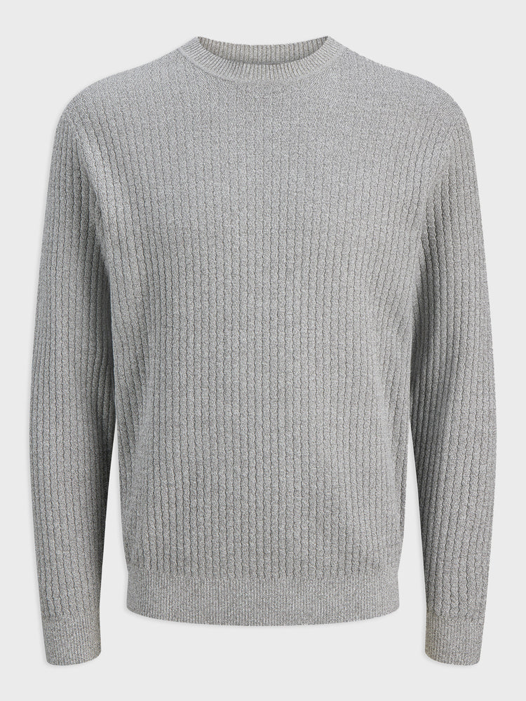 Ανδρική μπλούζα πλεκτή JPRBLUBARKLEY KNIT CREW NECK 12286611 | 12286611