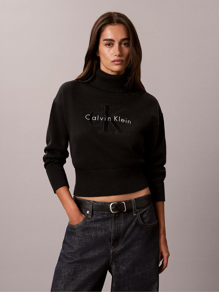 Γυναικεία μπλούζα πλεκτή LS LOGO TNECK PULLOVER LV047H329GUB1 | LV047H329GUB1