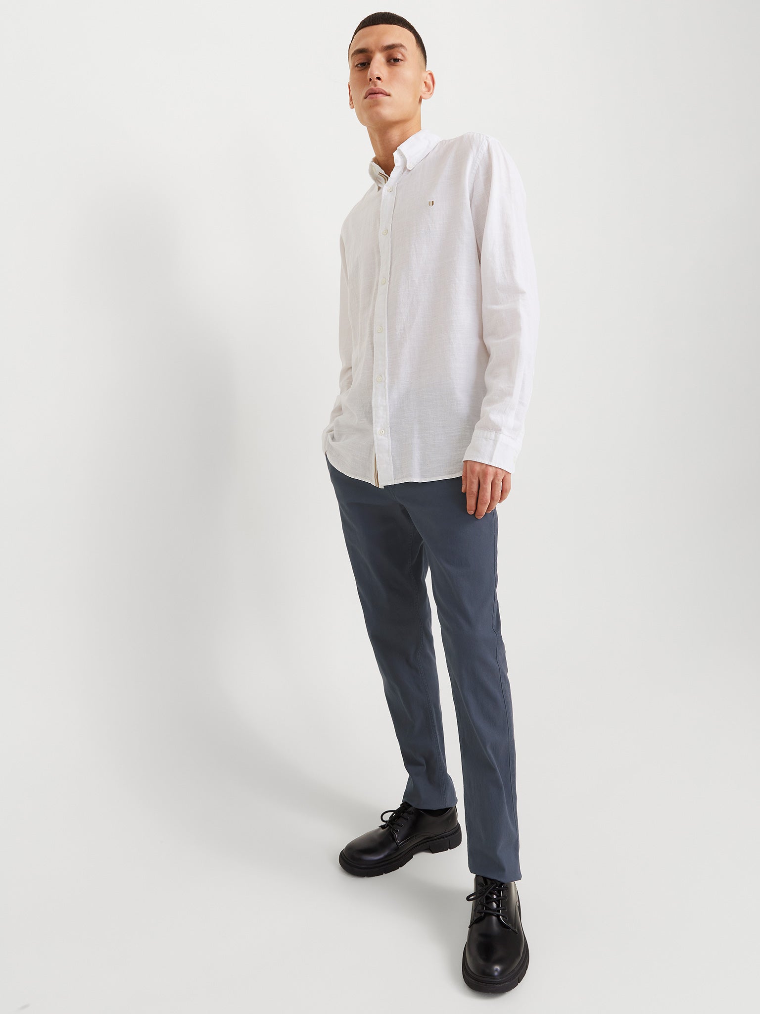 Ανδρικό παντελόνι navy JPSTMARCO DAVE NOOS 12174152 | 12174152