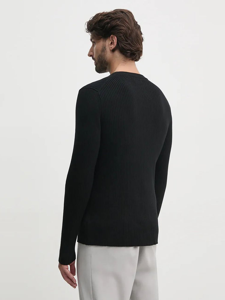 Ανδρική μπλούζα πλεκτή SLIM RIB SWEATER J30J326265BEH | J30J326265BEH