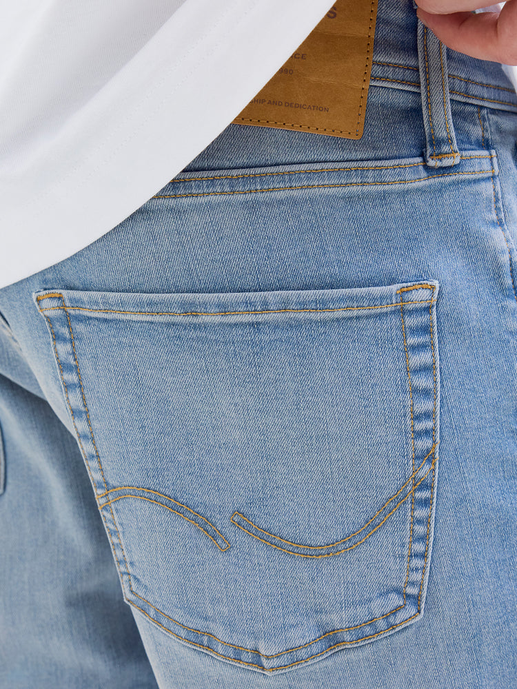 Ανδρική βερμούδα τζιν JJIRICK JJBASIC SHORTS AT 12269496 | 12269496