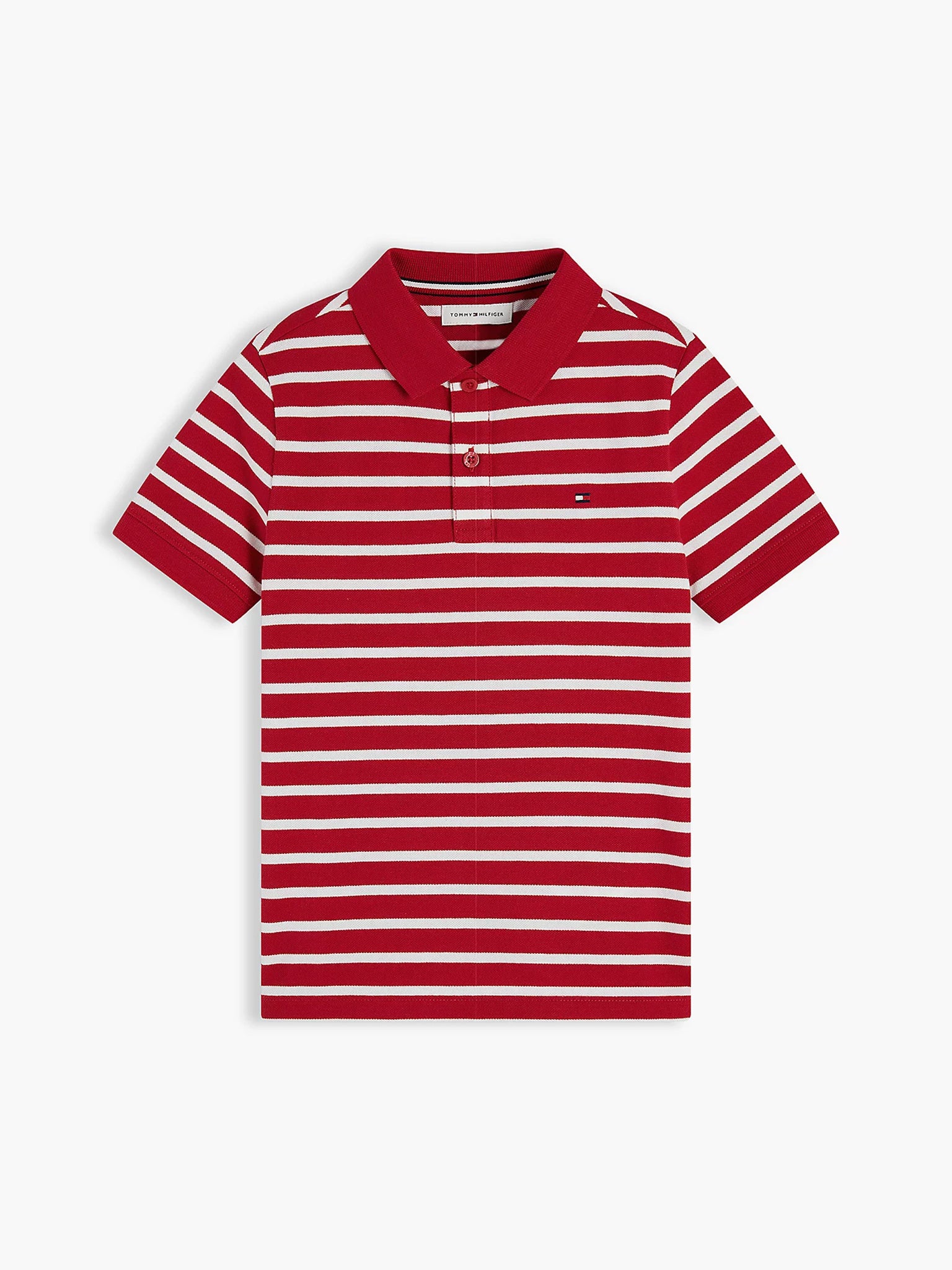 Παιδικό polo ριγέ red FLAG POLO S/S KB0KB091030EW | KB0KB091030EW