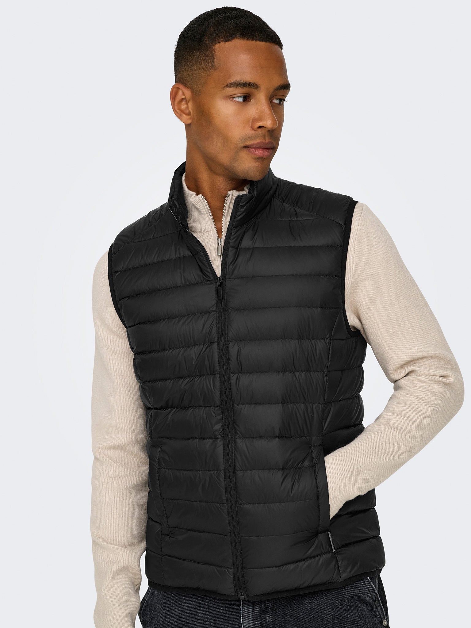 Ανδρικό γιλέκο ONSGAVIN LIFE LIGHT QUILTED ZIP VEST OTW 22035563 | 22035563