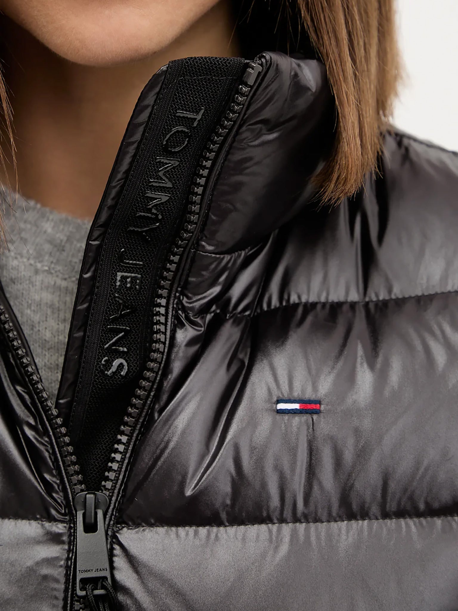 Γυναικείο γιλέκο puffer TJW SLIM ZIP PRINT DOWN VEST DW0DW21622BDS | DW0DW21622BDS
