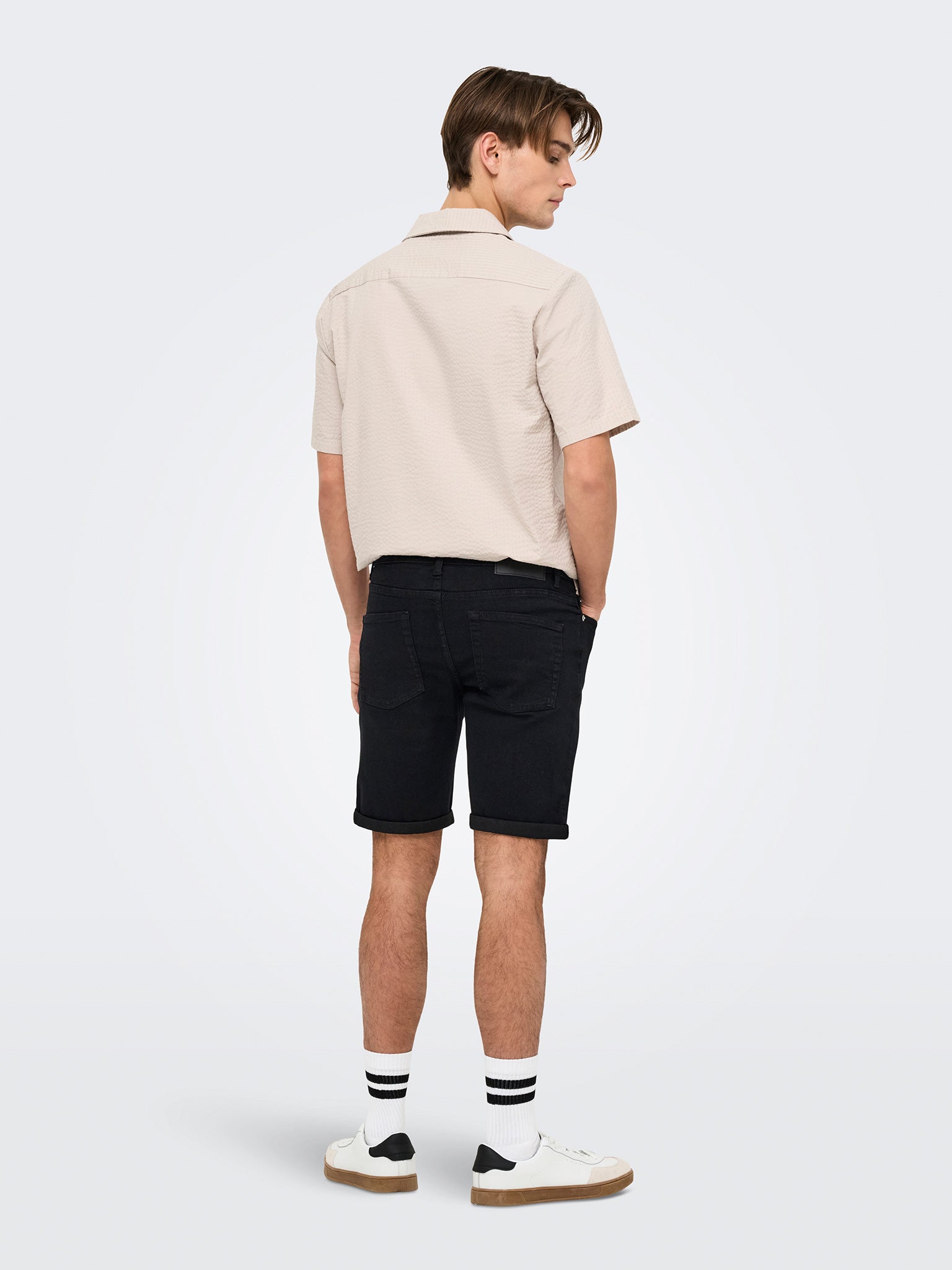 Ανδρική βερμούδα τζιν ONSPLY BLKD 9041 PIM DNM SHORTS NOOS 22029041 | 22029041