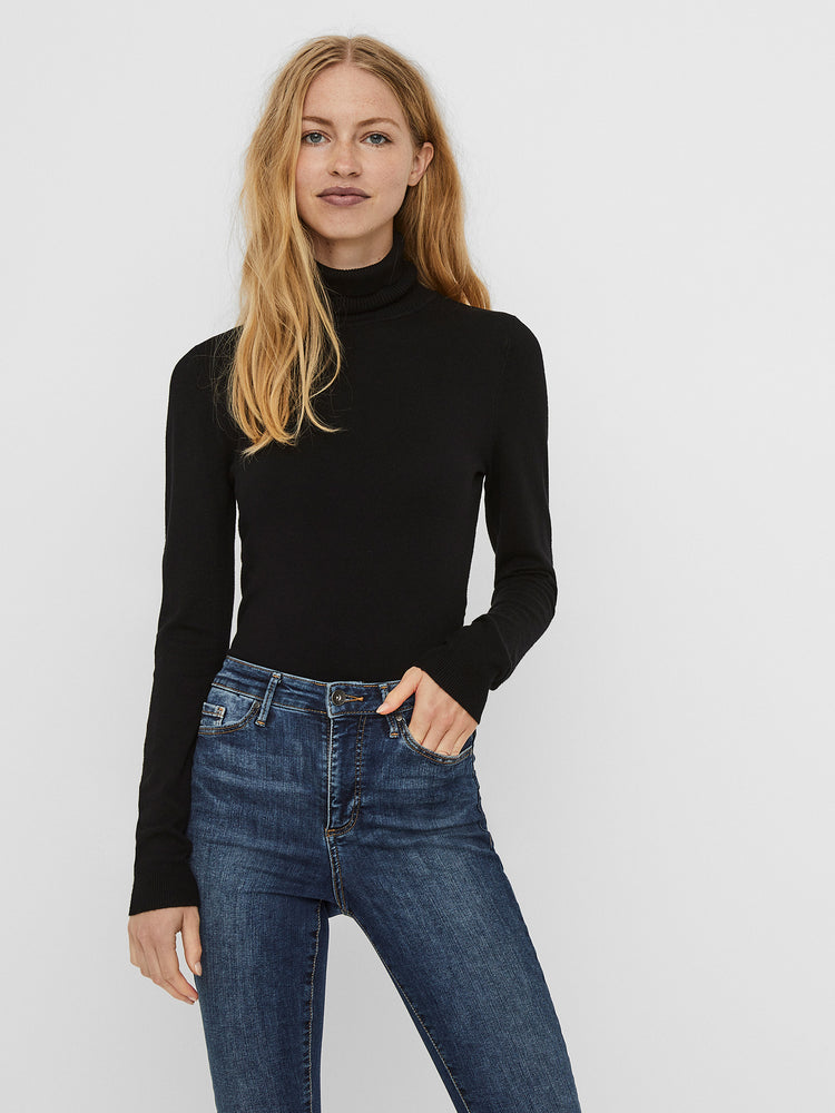 Γυναικεία μπλούζα ζιβάγκο VMGLORY LS ROLLNECK BLOUSE GA NOOS 10231630 | 10231630