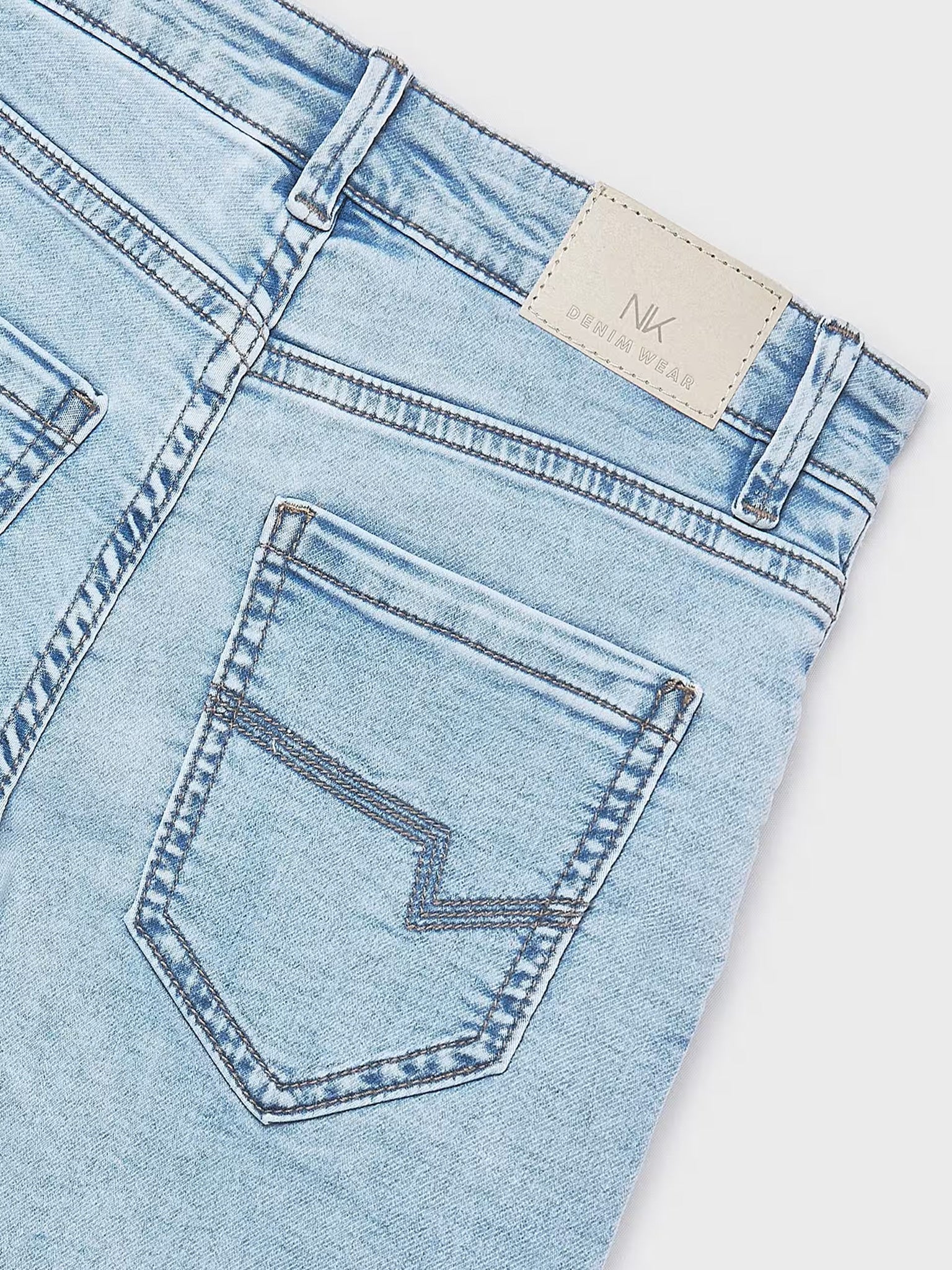 Εφηβική βερμούδα τζιν 5τσεπη | 26-06217-028